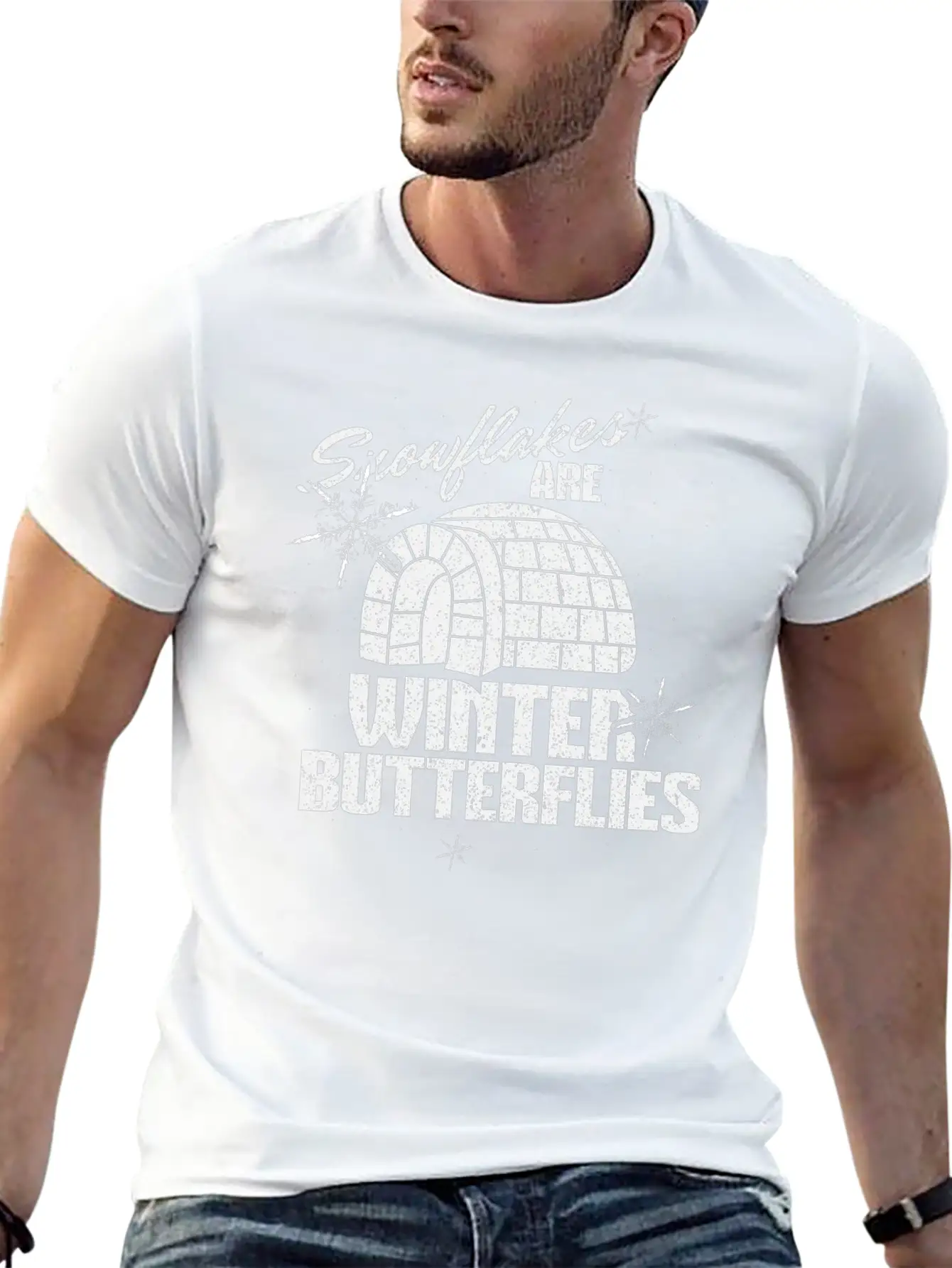Saying Winter Gift Unisex Short Sleeve Soft Cotton T-Shirt – Casual Everyday Wear
