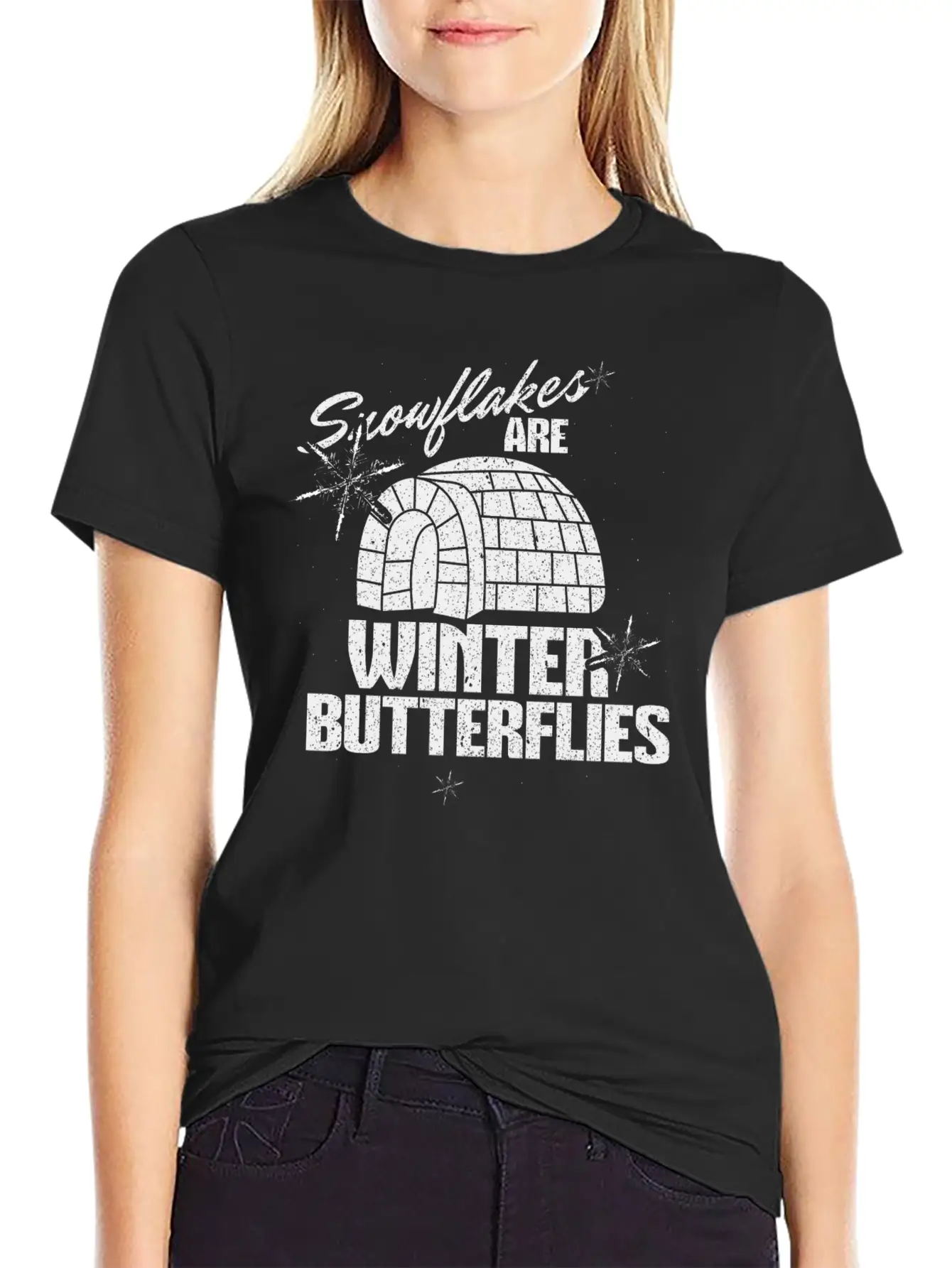 Saying Winter Gift Unisex Short Sleeve Soft Cotton T-Shirt – Casual Everyday Wear