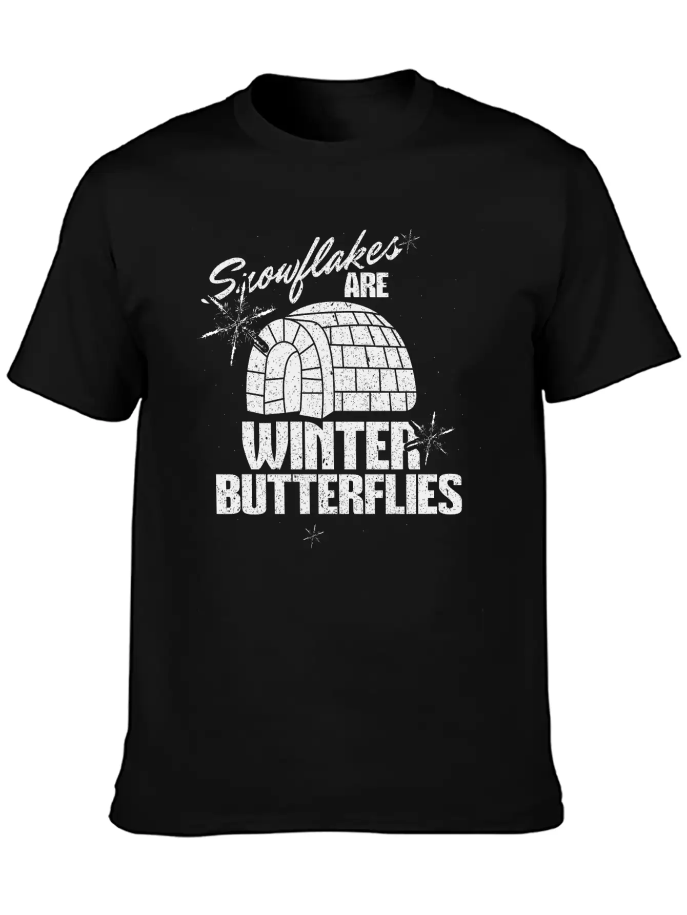 Saying Winter Gift Unisex Short Sleeve Soft Cotton T-Shirt – Casual Everyday Wear