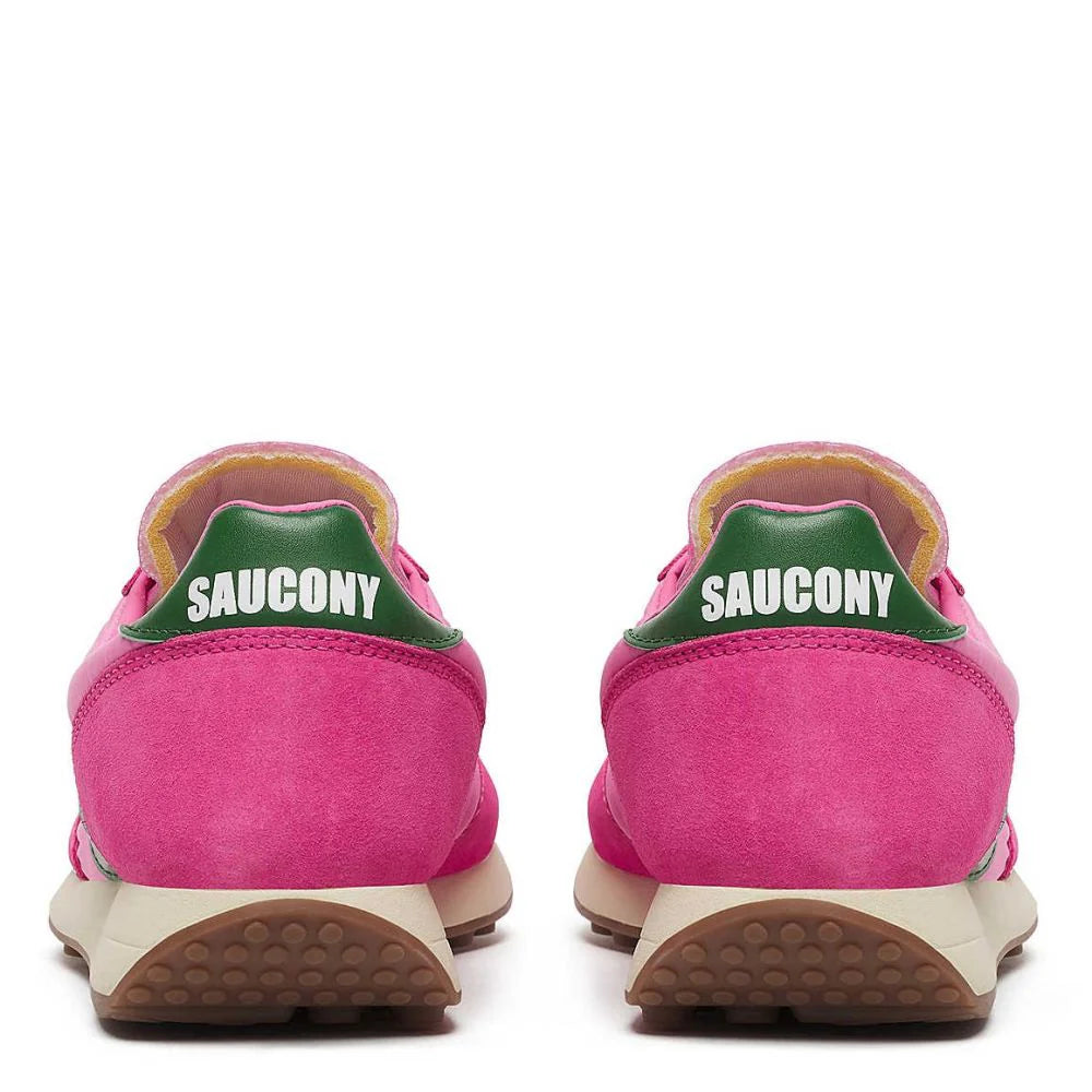 Saucony Women's Trainer 80 in Pink/Forest
