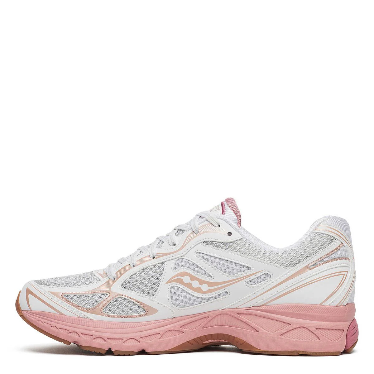Saucony Women's ProGrid Guide 7 in White/Peach