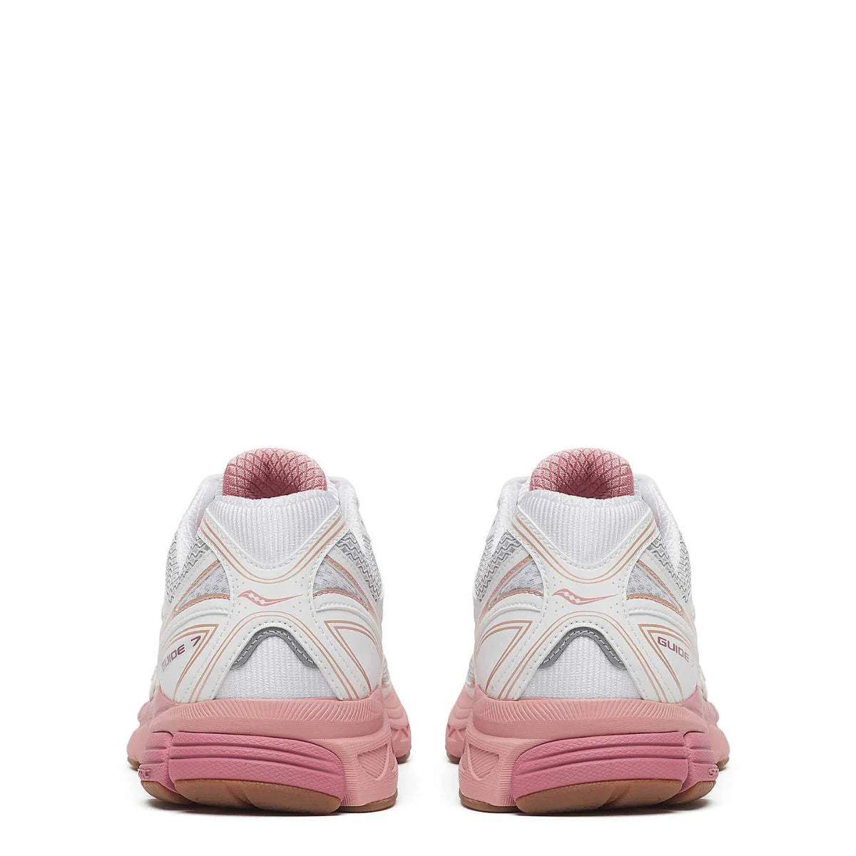 Saucony Women's ProGrid Guide 7 in White/Peach