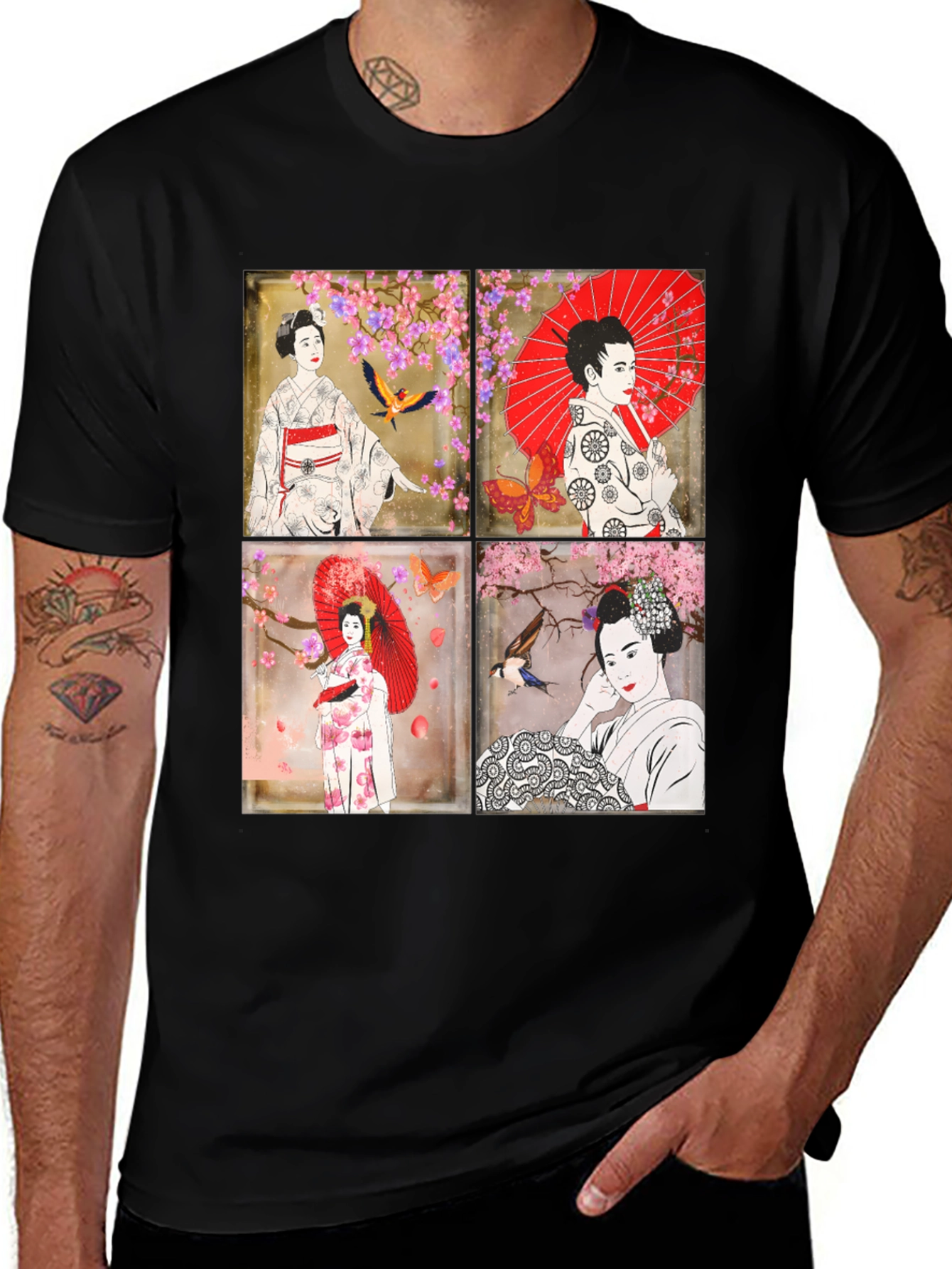 Japanese Geisha T-Shirt