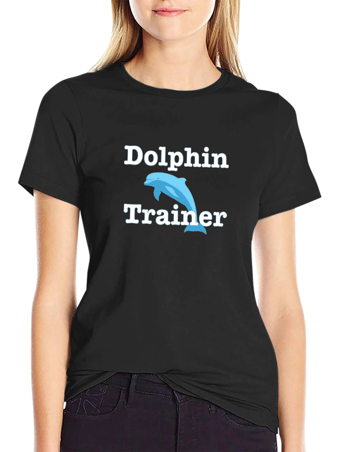 Dolphin Trainer Graphic T-Shirt