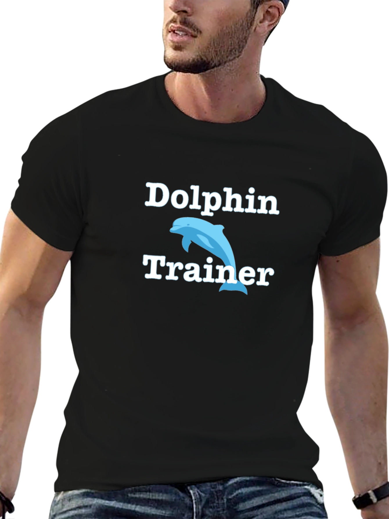 Dolphin Trainer Graphic T-Shirt