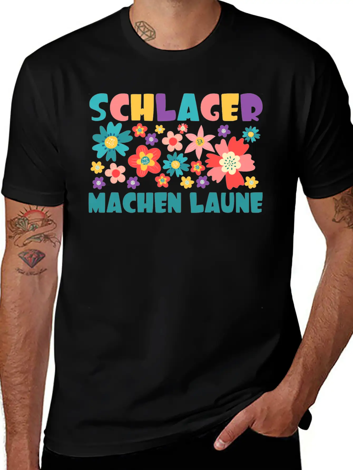 Schlager Make A Whim Gift Music Concert Party Unisex Short Sleeve Soft Cotton T-Shirt – Casual Everyday Wear