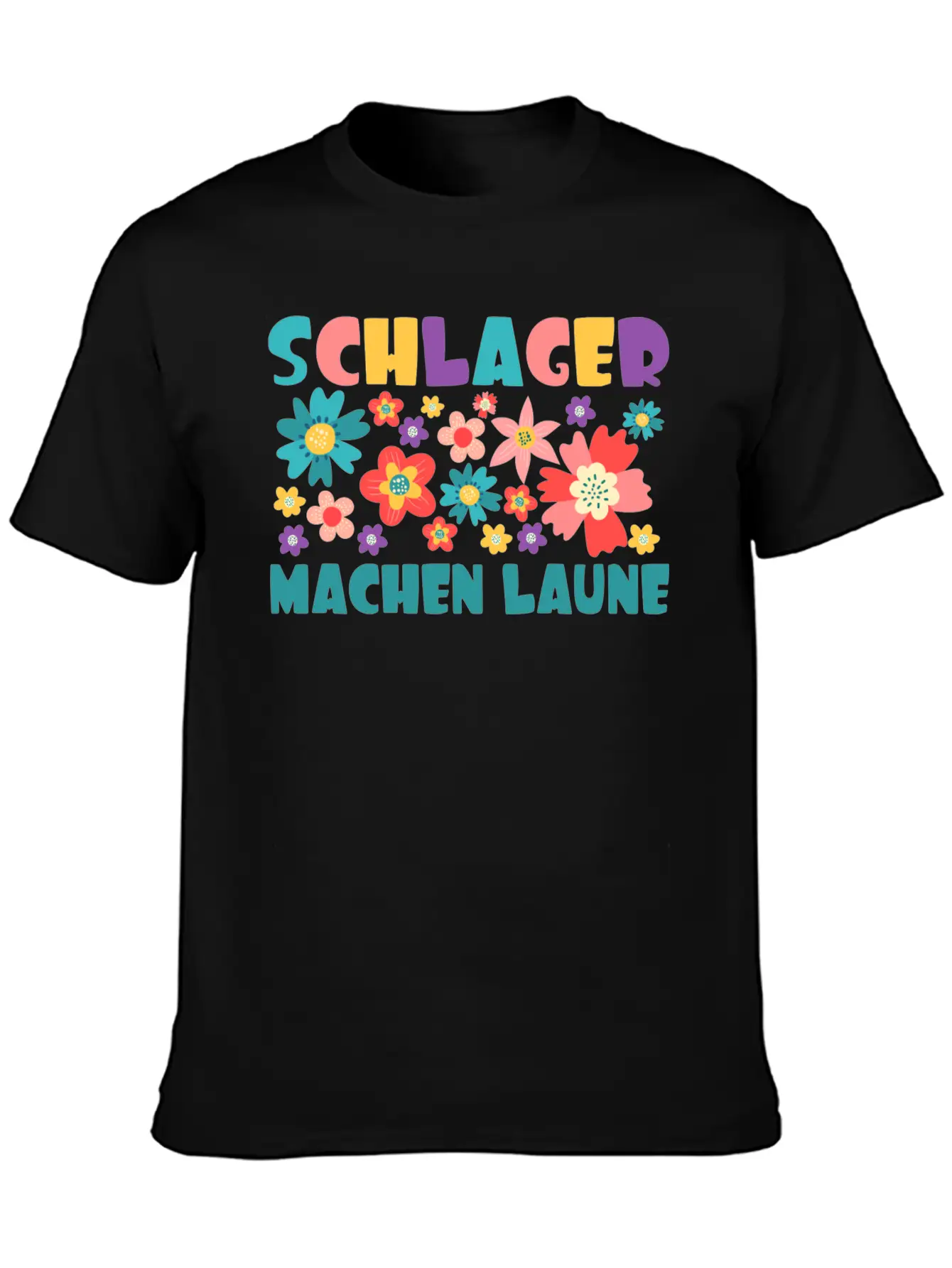 Schlager Make A Whim Gift Music Concert Party Unisex Short Sleeve Soft Cotton T-Shirt – Casual Everyday Wear