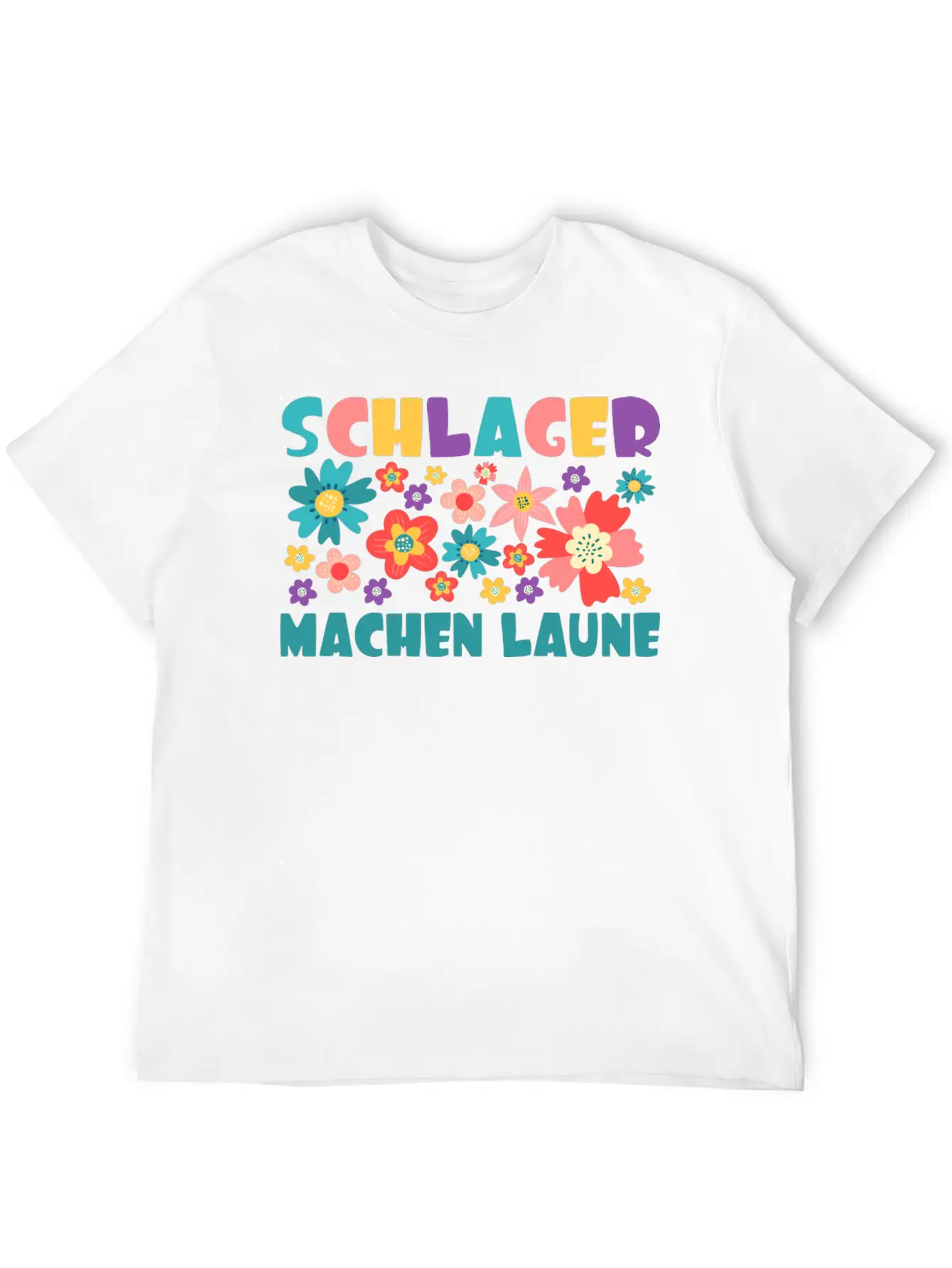 Schlager Make A Whim Gift Music Concert Party Unisex Short Sleeve Soft Cotton T-Shirt – Casual Everyday Wear