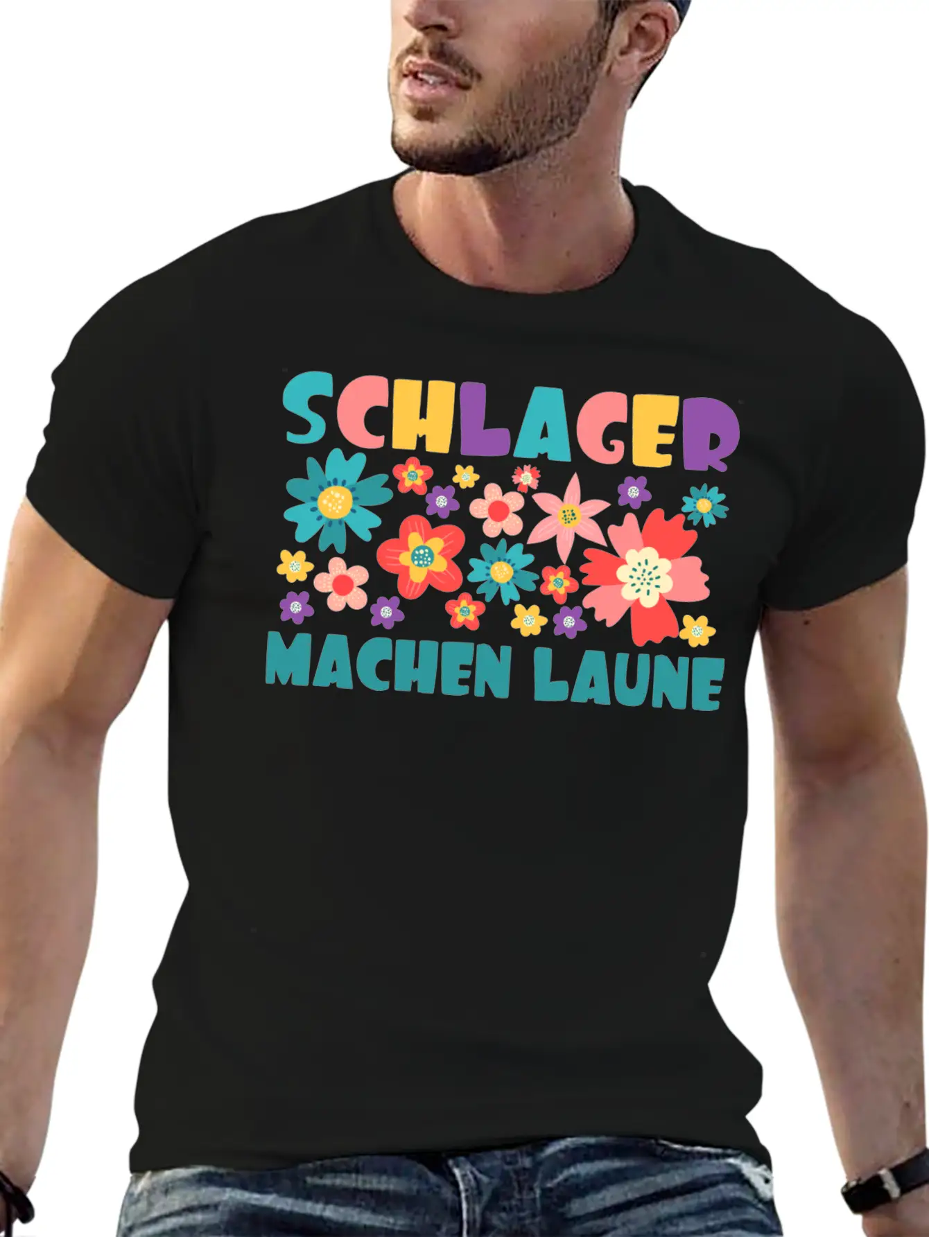 Schlager Make A Whim Gift Music Concert Party Unisex Short Sleeve Soft Cotton T-Shirt – Casual Everyday Wear