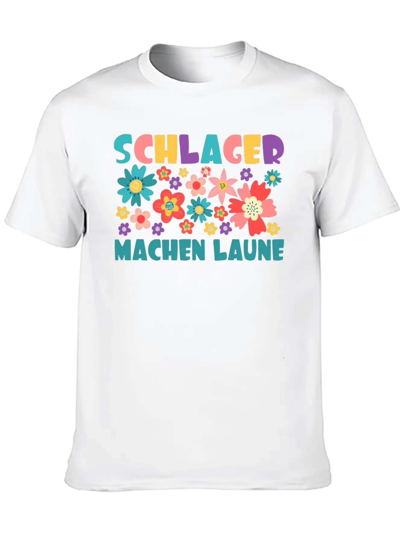 Schlager Make A Whim Gift Music Concert Party Unisex Short Sleeve Soft Cotton T-Shirt – Casual Everyday Wear