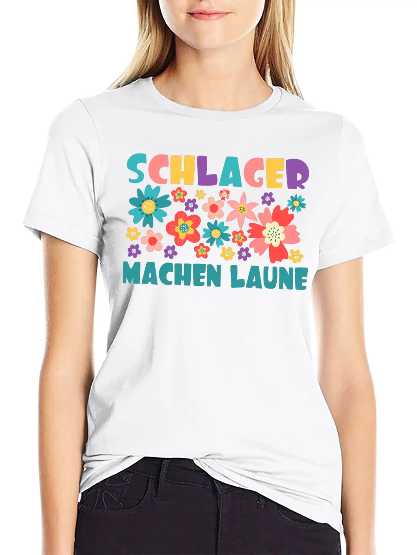 Schlager Make A Whim Gift Music Concert Party Unisex Short Sleeve Soft Cotton T-Shirt – Casual Everyday Wear