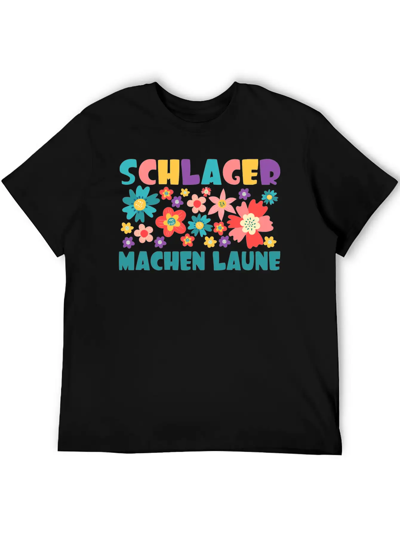 Schlager Make A Whim Gift Music Concert Party Unisex Short Sleeve Soft Cotton T-Shirt – Casual Everyday Wear