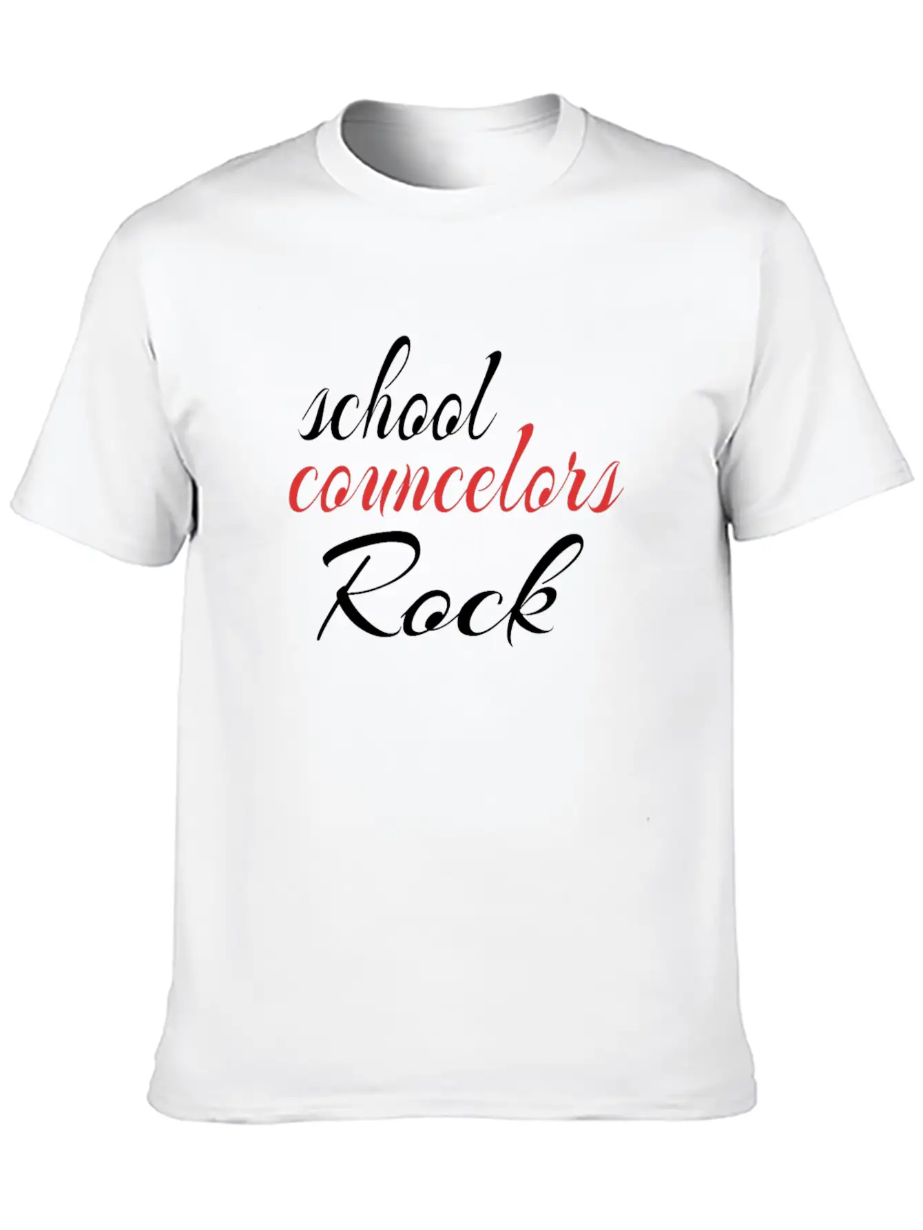 School Counselors Rock Cute Guidance Counselor Comfortable Minimalist Graphic Tee – Summer Style Essential
