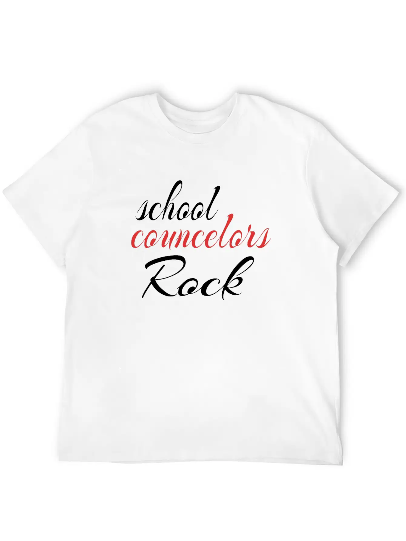 School Counselors Rock Cute Guidance Counselor Comfortable Minimalist Graphic Tee – Summer Style Essential
