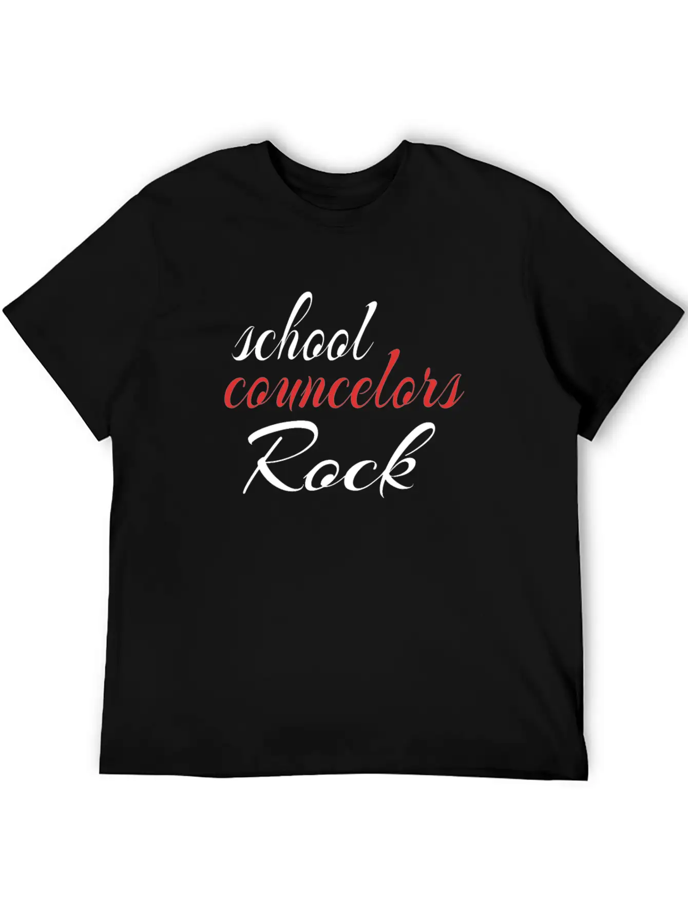 School Counselors Rock Cute Guidance Counselor Comfortable Minimalist Graphic Tee – Summer Style Essential
