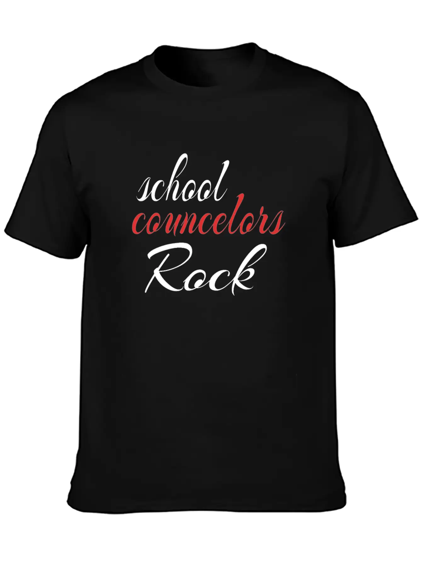 School Counselors Rock Cute Guidance Counselor Comfortable Minimalist Graphic Tee – Summer Style Essential