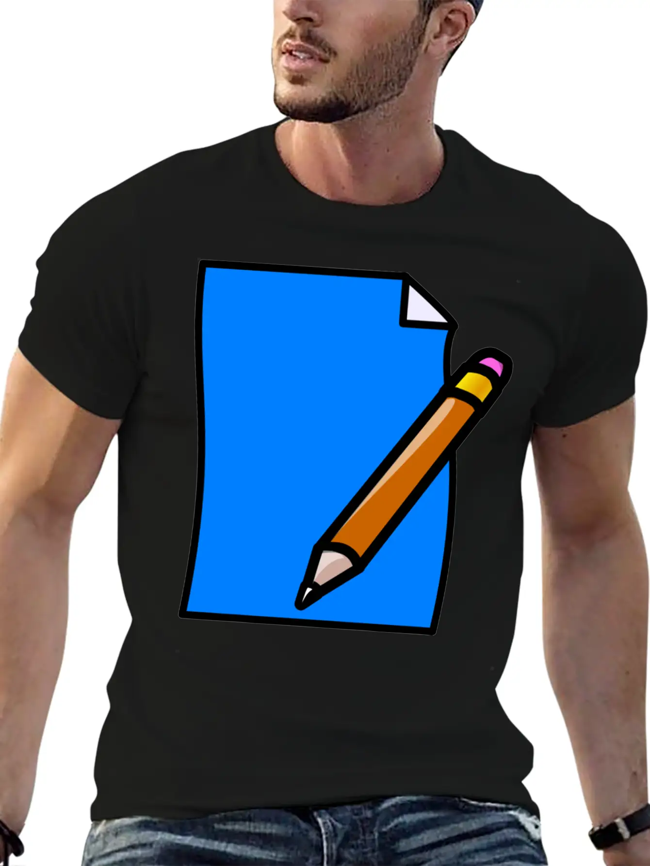 School Schule Lernen Teacher Lehrer Pencil Stift P Comfortable Minimalist Graphic Tee – Summer Style Essential