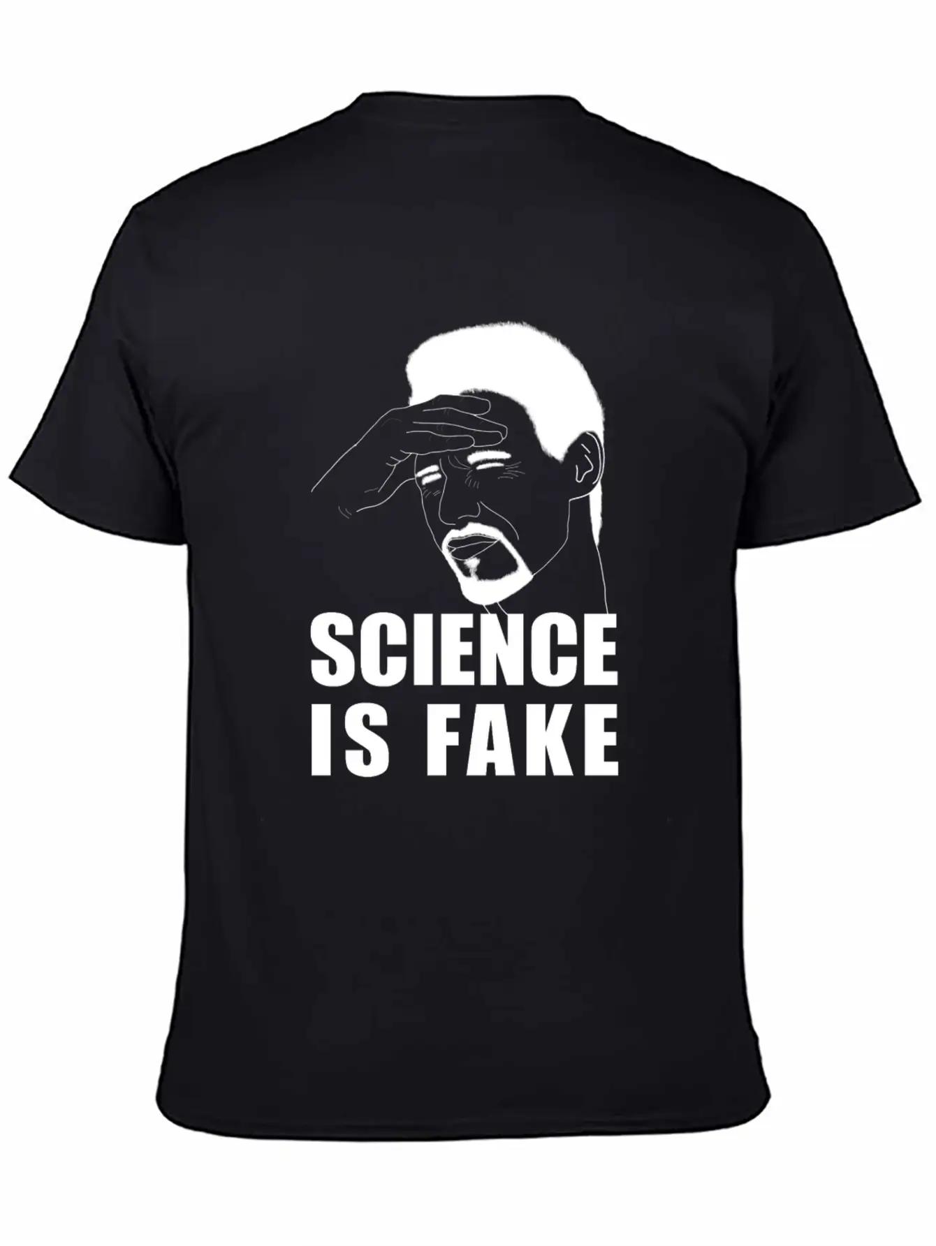 Science Is Fake Unisex Short Sleeve Soft Cotton T-Shirt – Casual Everyday Wear