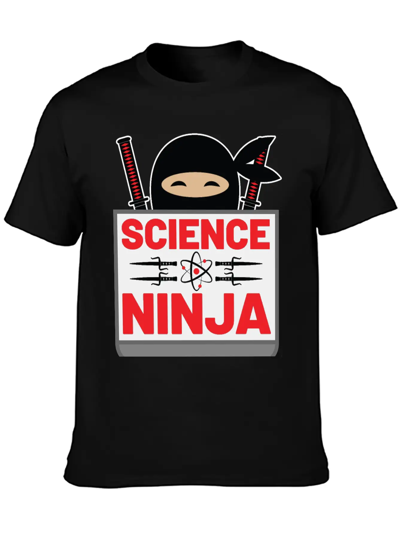 Science Ninja Comfortable Minimalist Graphic Tee – Summer Style Essential