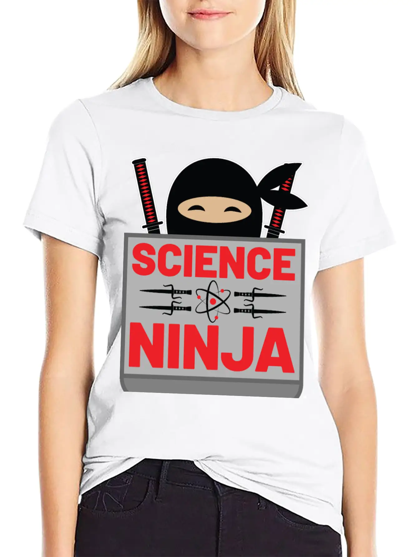 Science Ninja Comfortable Minimalist Graphic Tee – Summer Style Essential