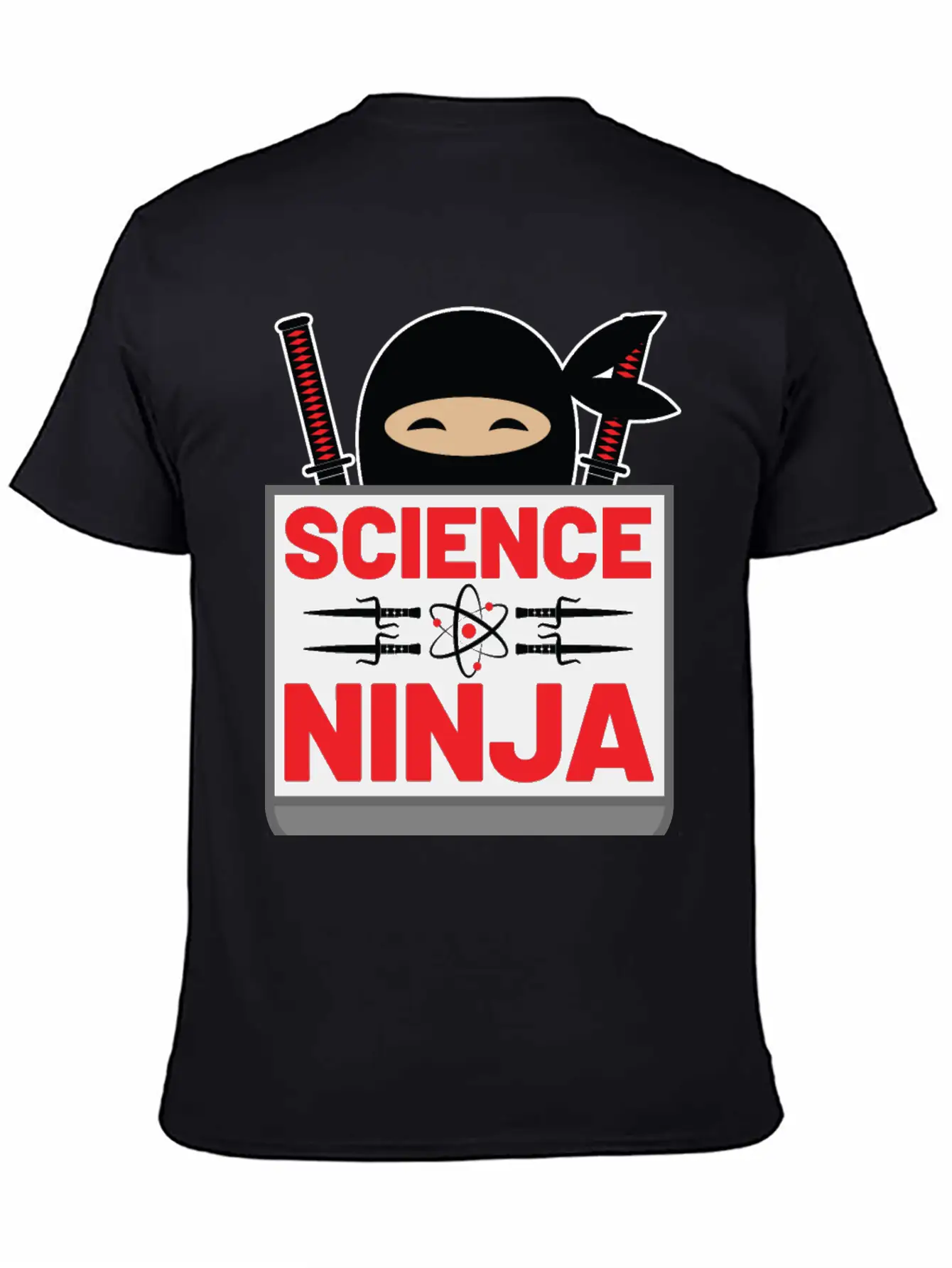 Science Ninja Comfortable Minimalist Graphic Tee – Summer Style Essential
