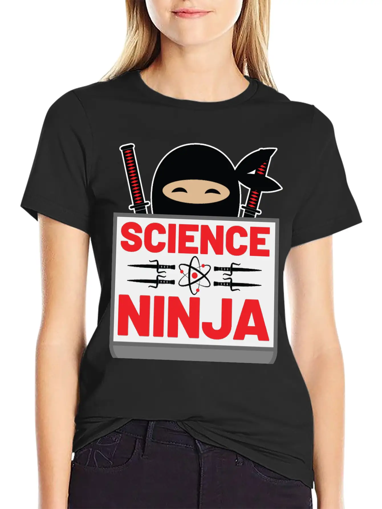 Science Ninja Comfortable Minimalist Graphic Tee – Summer Style Essential