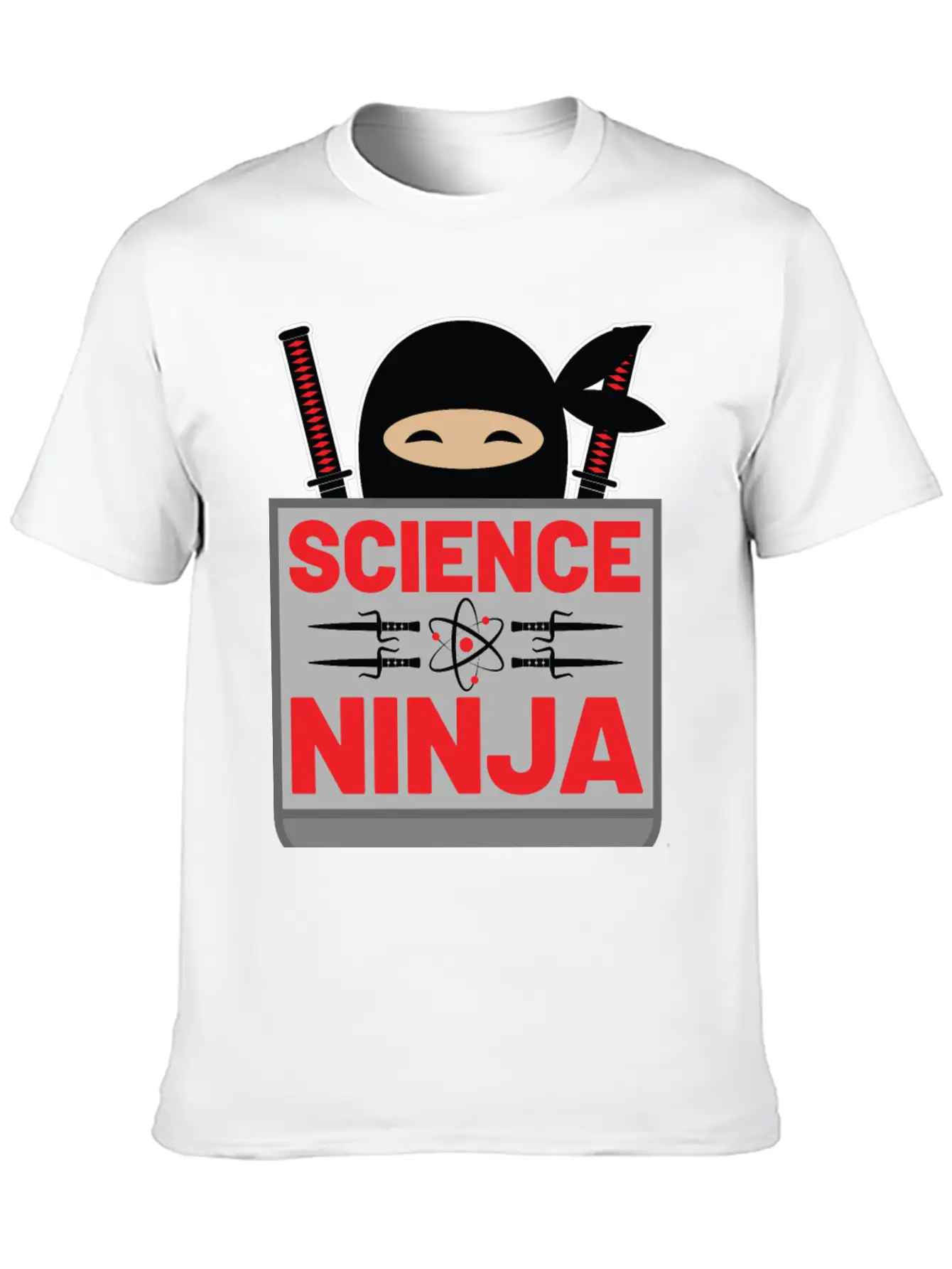 Science Ninja Comfortable Minimalist Graphic Tee – Summer Style Essential