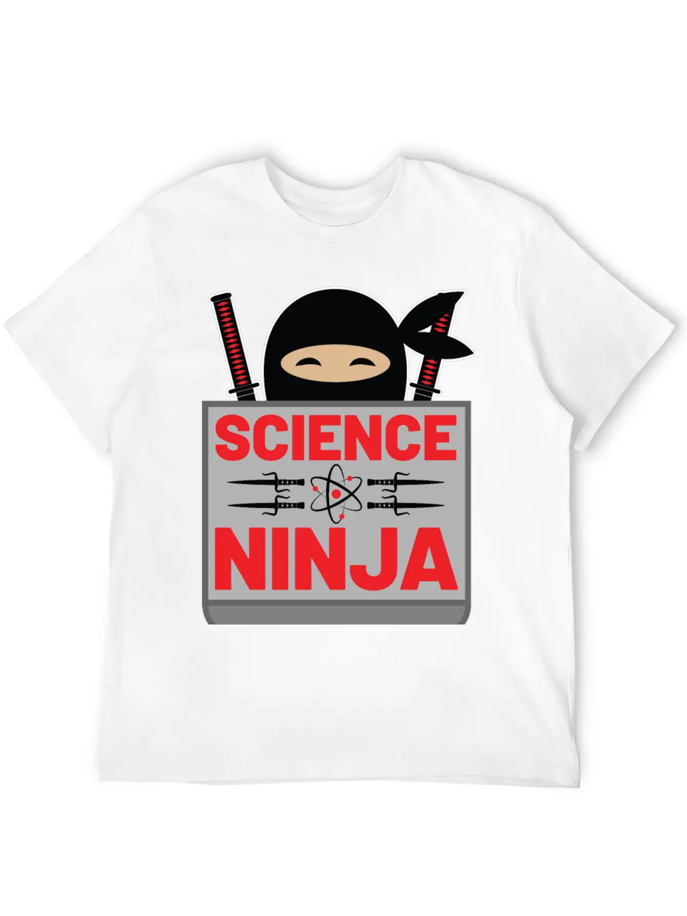 Science Ninja Comfortable Minimalist Graphic Tee – Summer Style Essential