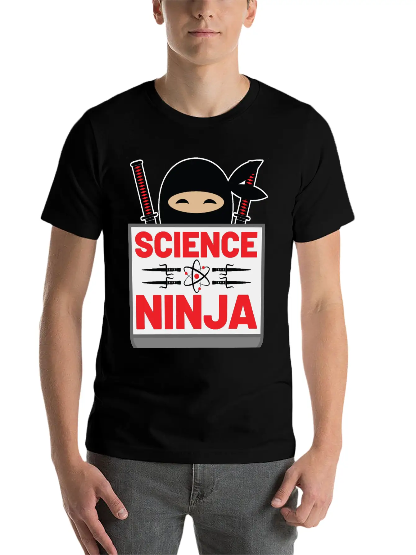 Science Ninja Comfortable Minimalist Graphic Tee – Summer Style Essential