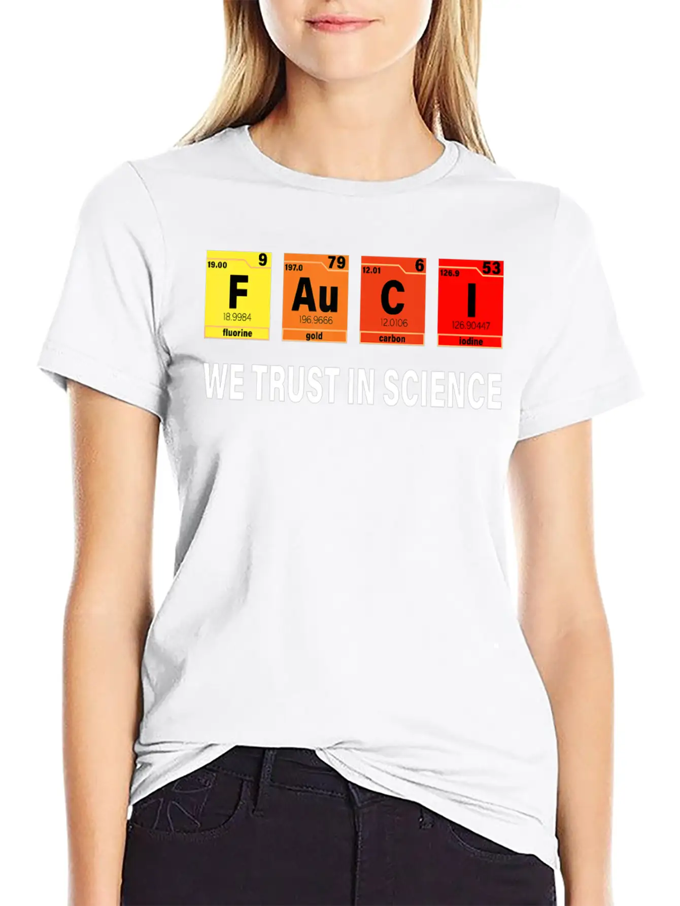 Science Trust In Science I Love Fauci T Shirt Timeless Short Sleeve Tee – Comfy And Minimalist Design