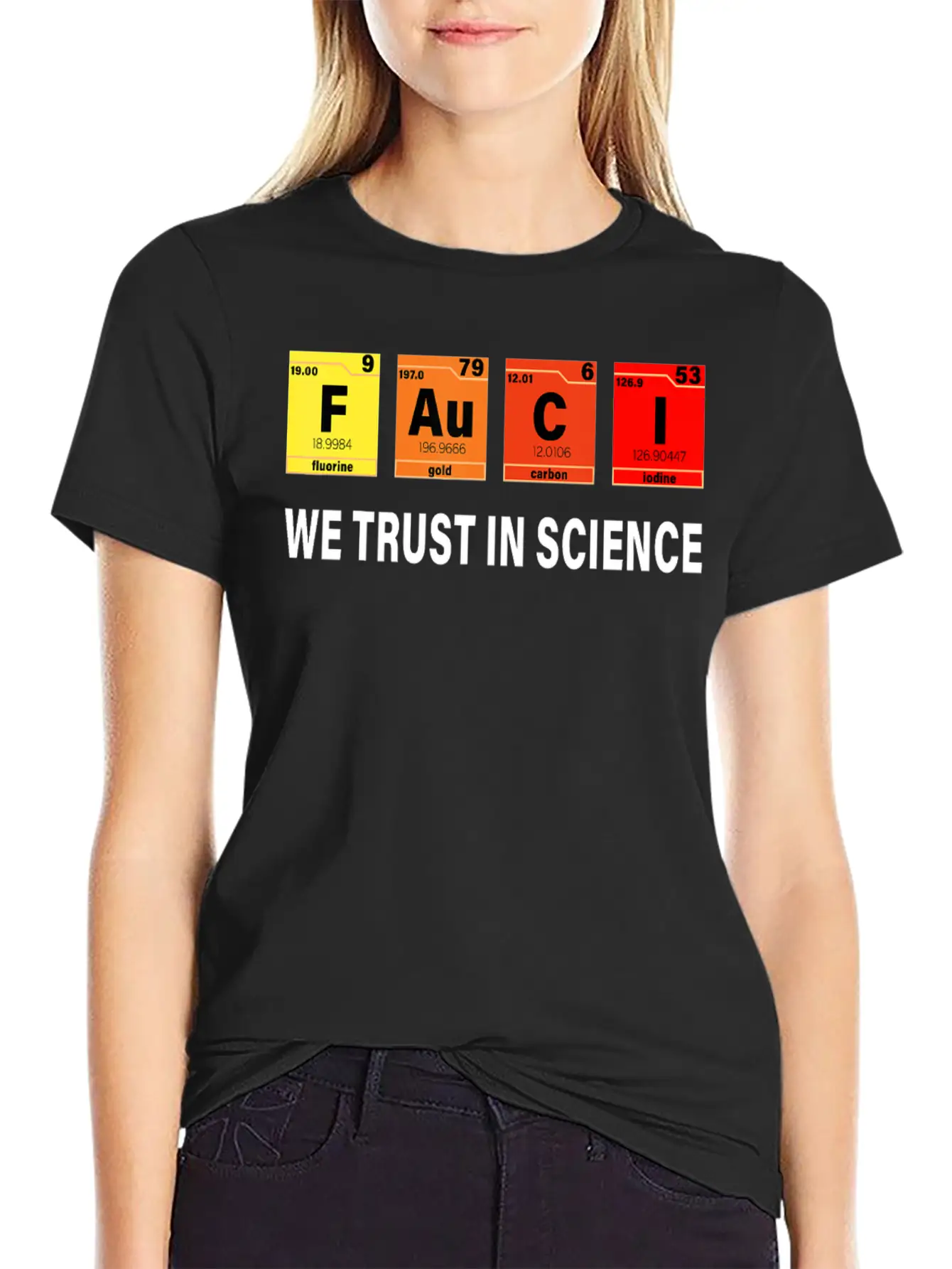 Science Trust In Science I Love Fauci T Shirt Timeless Short Sleeve Tee – Comfy And Minimalist Design