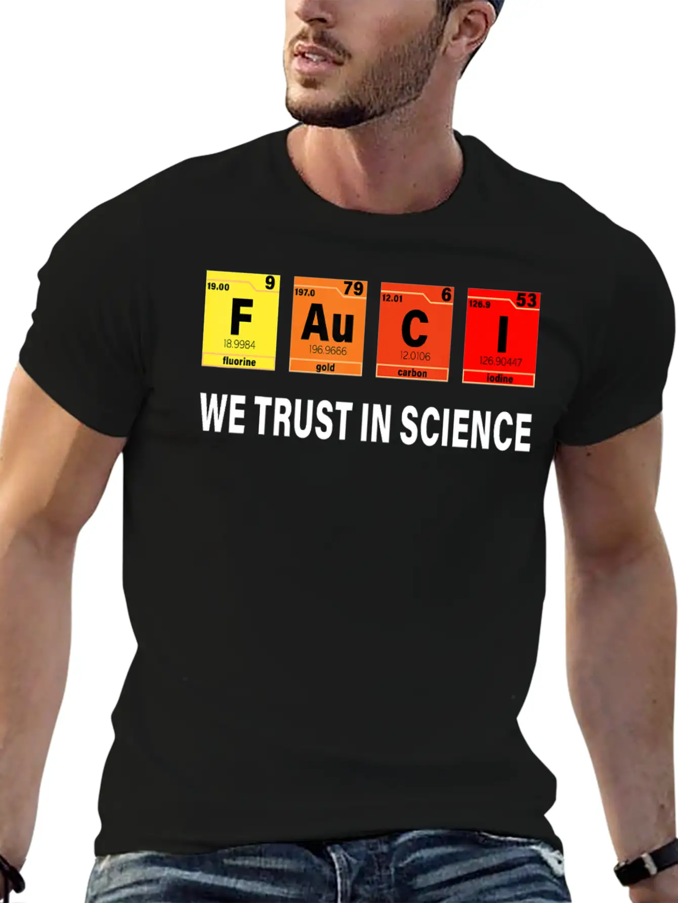 Science Trust In Science I Love Fauci T Shirt Timeless Short Sleeve Tee – Comfy And Minimalist Design