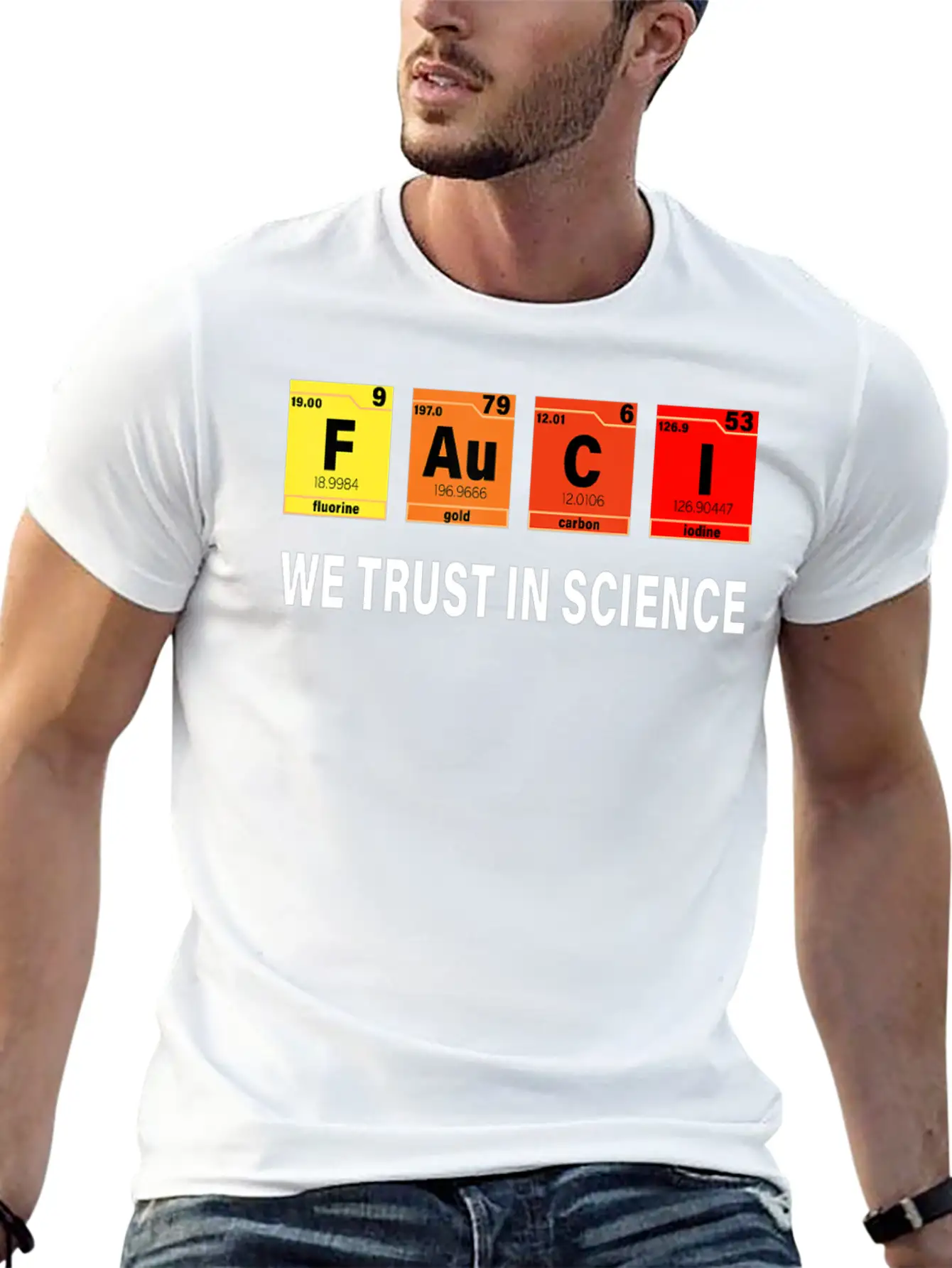 Science Trust In Science I Love Fauci T Shirt Timeless Short Sleeve Tee – Comfy And Minimalist Design