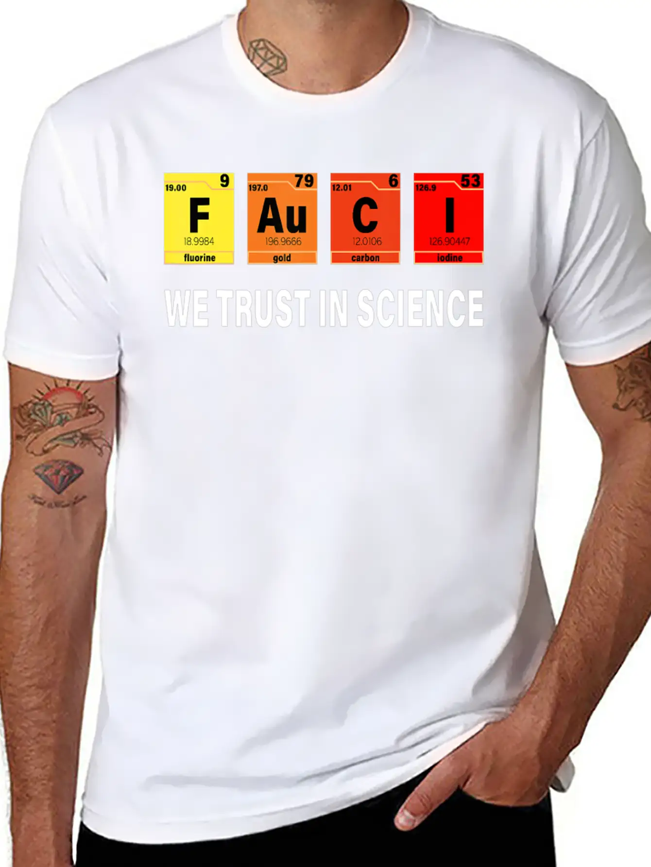 Science Trust In Science I Love Fauci T Shirt Timeless Short Sleeve Tee – Comfy And Minimalist Design