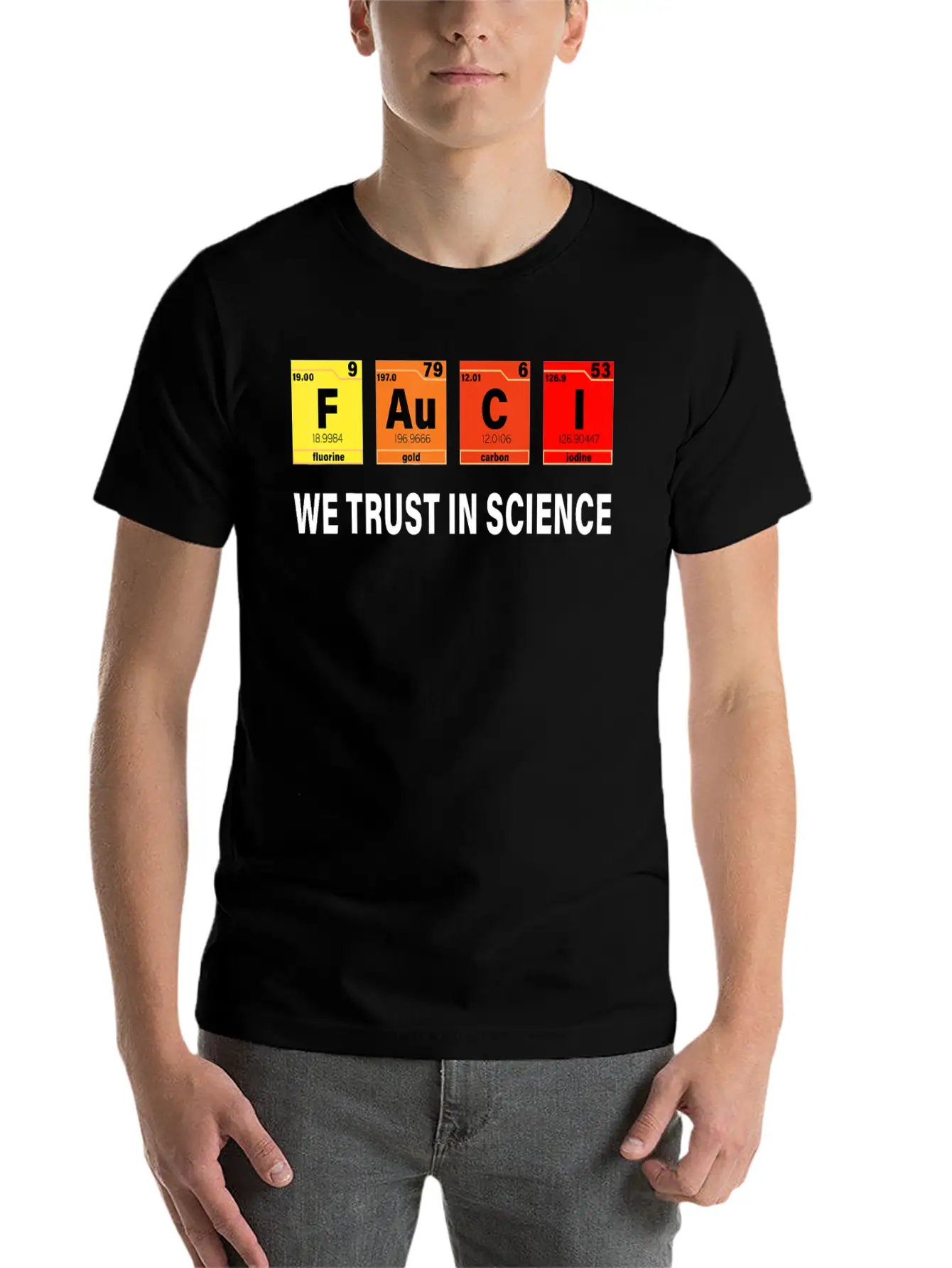 Science Trust In Science I Love Fauci T Shirt Timeless Short Sleeve Tee – Comfy And Minimalist Design