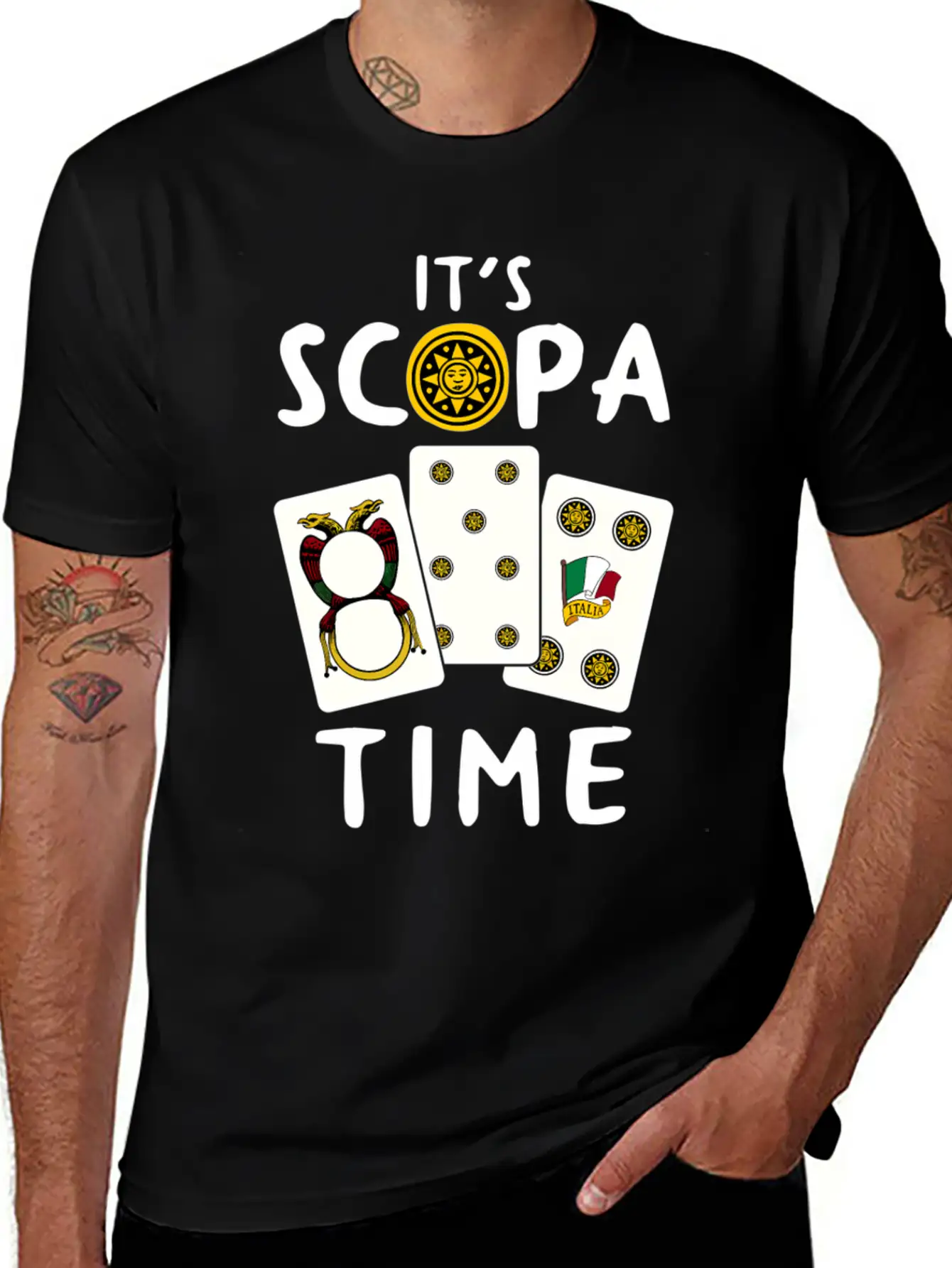 Scopa Italian Card Game Scopa Player Essential Unisex Summer Tee – Soft Cotton Casual Fit