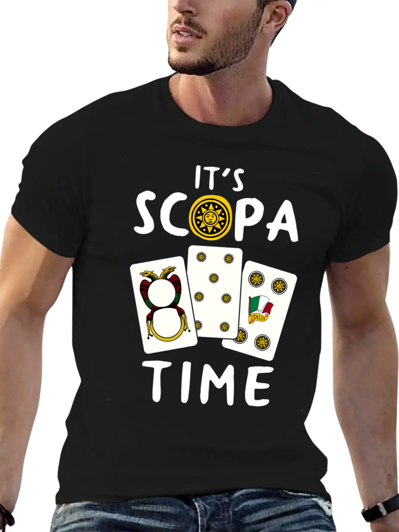 Scopa Italian Card Game Scopa Player Essential Unisex Summer Tee – Soft Cotton Casual Fit