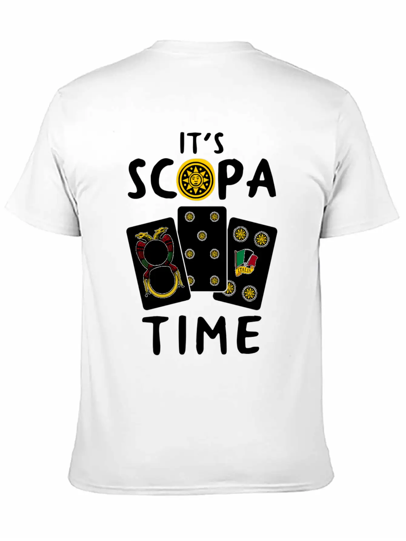 Scopa Italian Card Game Scopa Player Essential Unisex Summer Tee – Soft Cotton Casual Fit