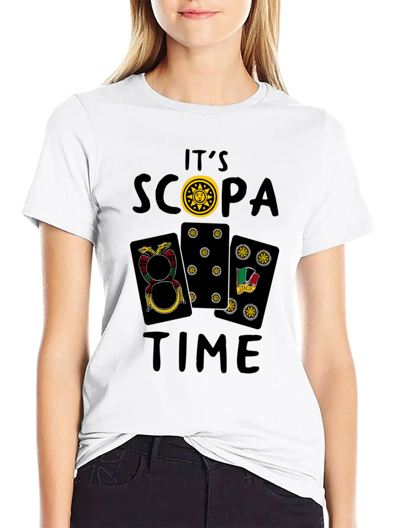 Scopa Italian Card Game Scopa Player Essential Unisex Summer Tee – Soft Cotton Casual Fit