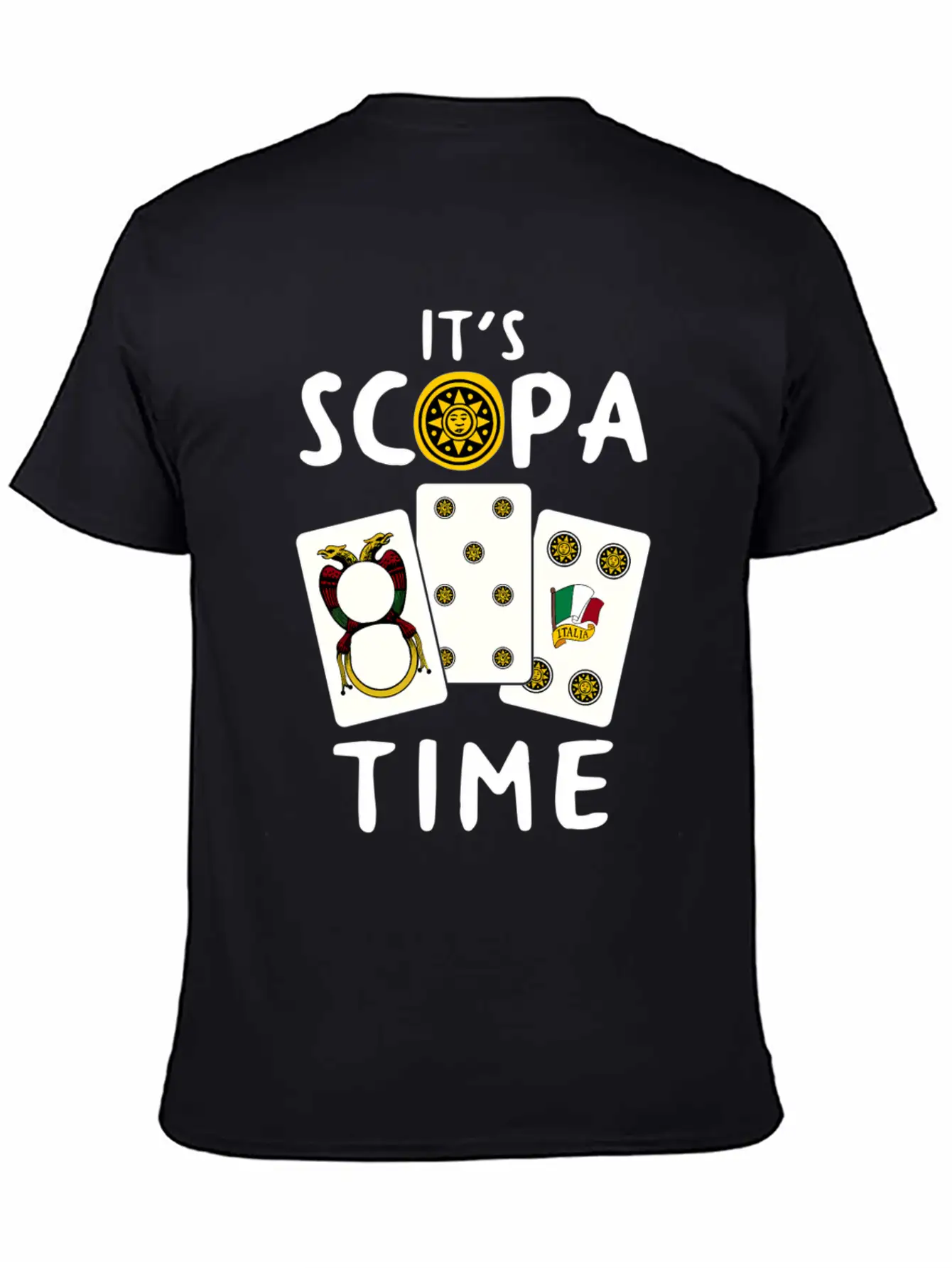 Scopa Italian Card Game Scopa Player Essential Unisex Summer Tee – Soft Cotton Casual Fit