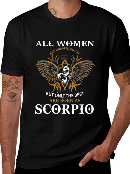 Scorpio Women Comfortable Minimalist Graphic Tee – Summer Style Essential