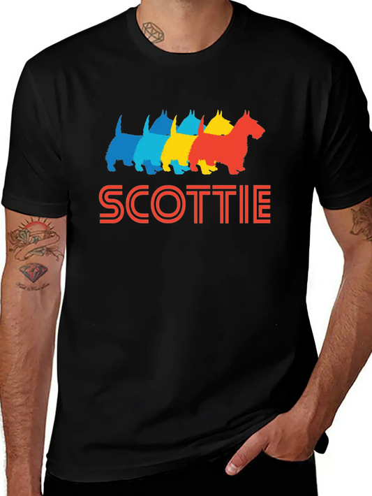 Scottie Pop Art Essential Unisex Summer Tee – Soft Cotton Casual Fit