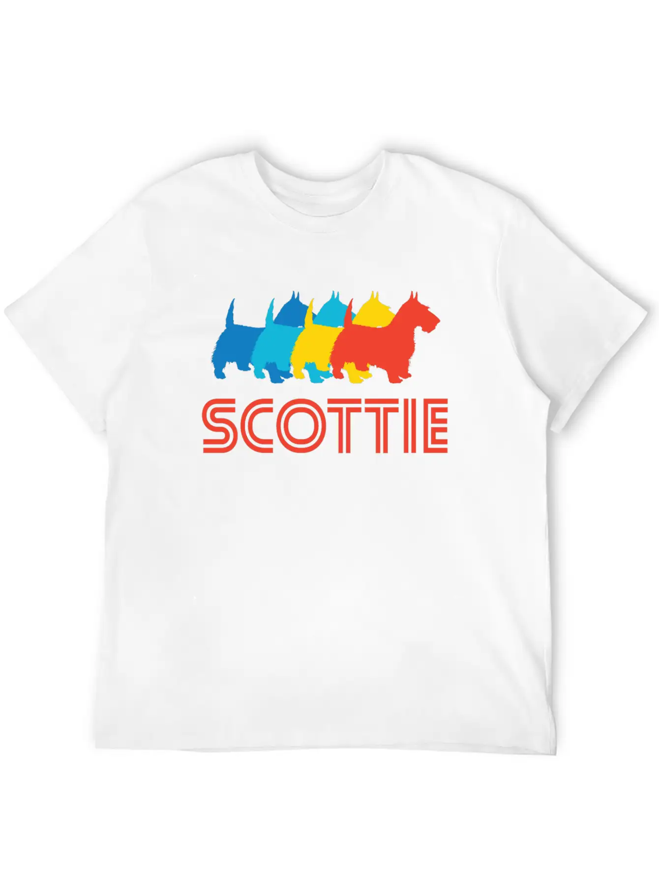 Scottie Pop Art Essential Unisex Summer Tee – Soft Cotton Casual Fit