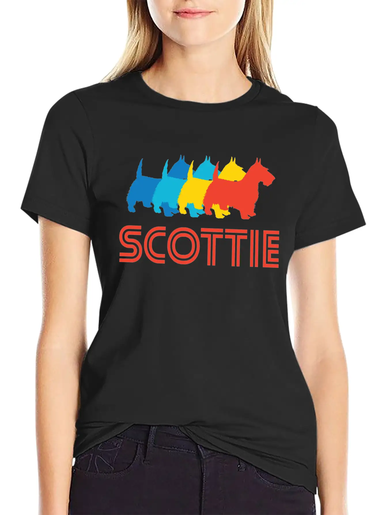 Scottie Pop Art Essential Unisex Summer Tee – Soft Cotton Casual Fit