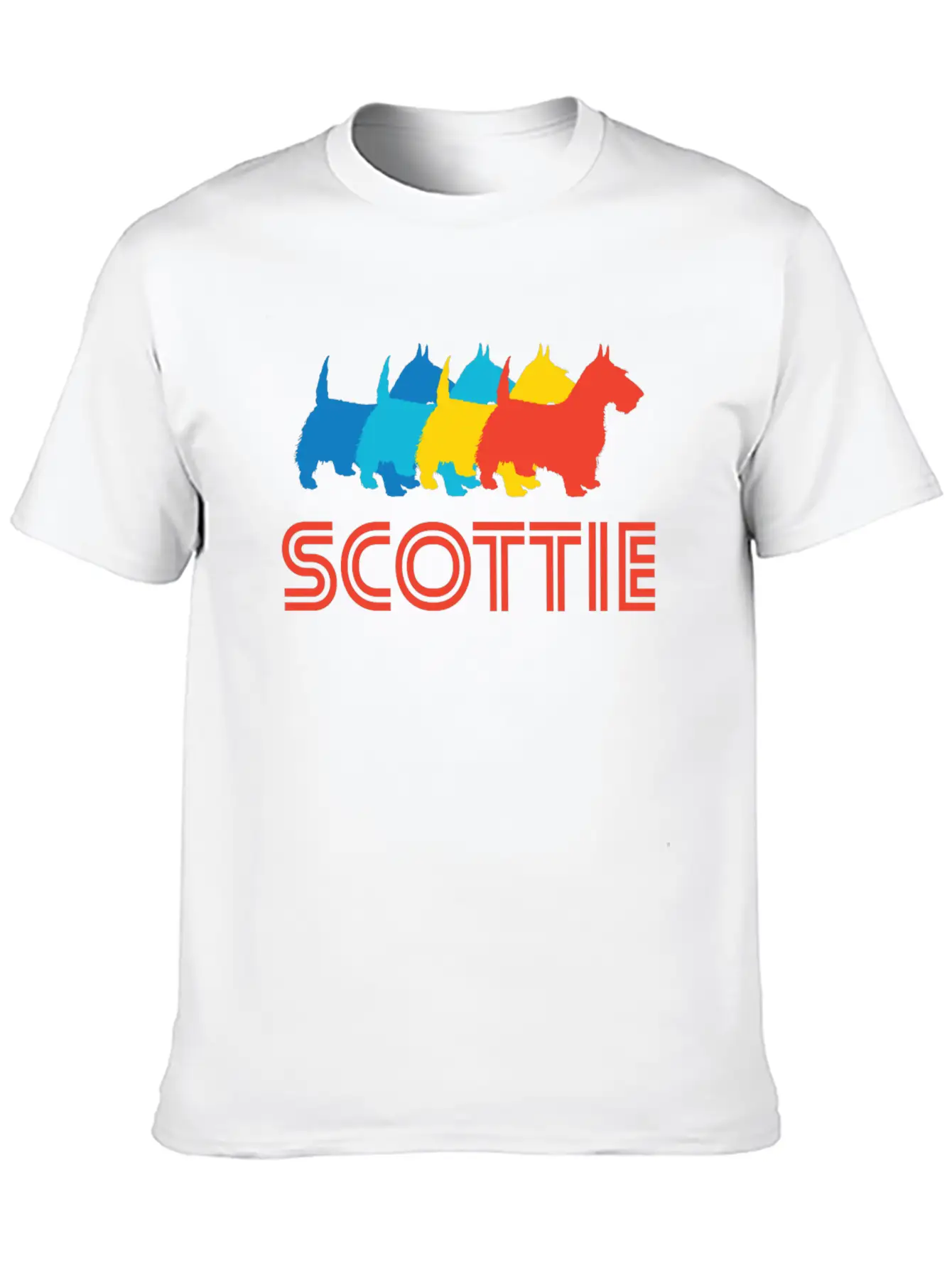 Scottie Pop Art Essential Unisex Summer Tee – Soft Cotton Casual Fit