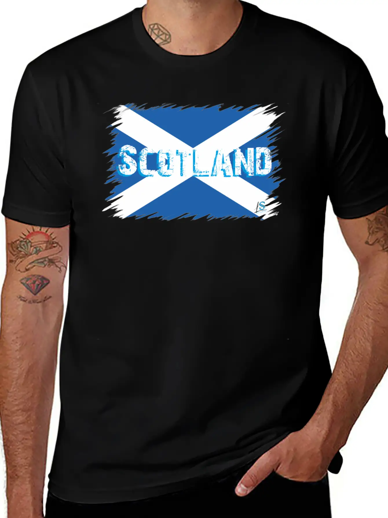 Scottish Flag 2 Timeless Short Sleeve Tee – Comfy And Minimalist Design