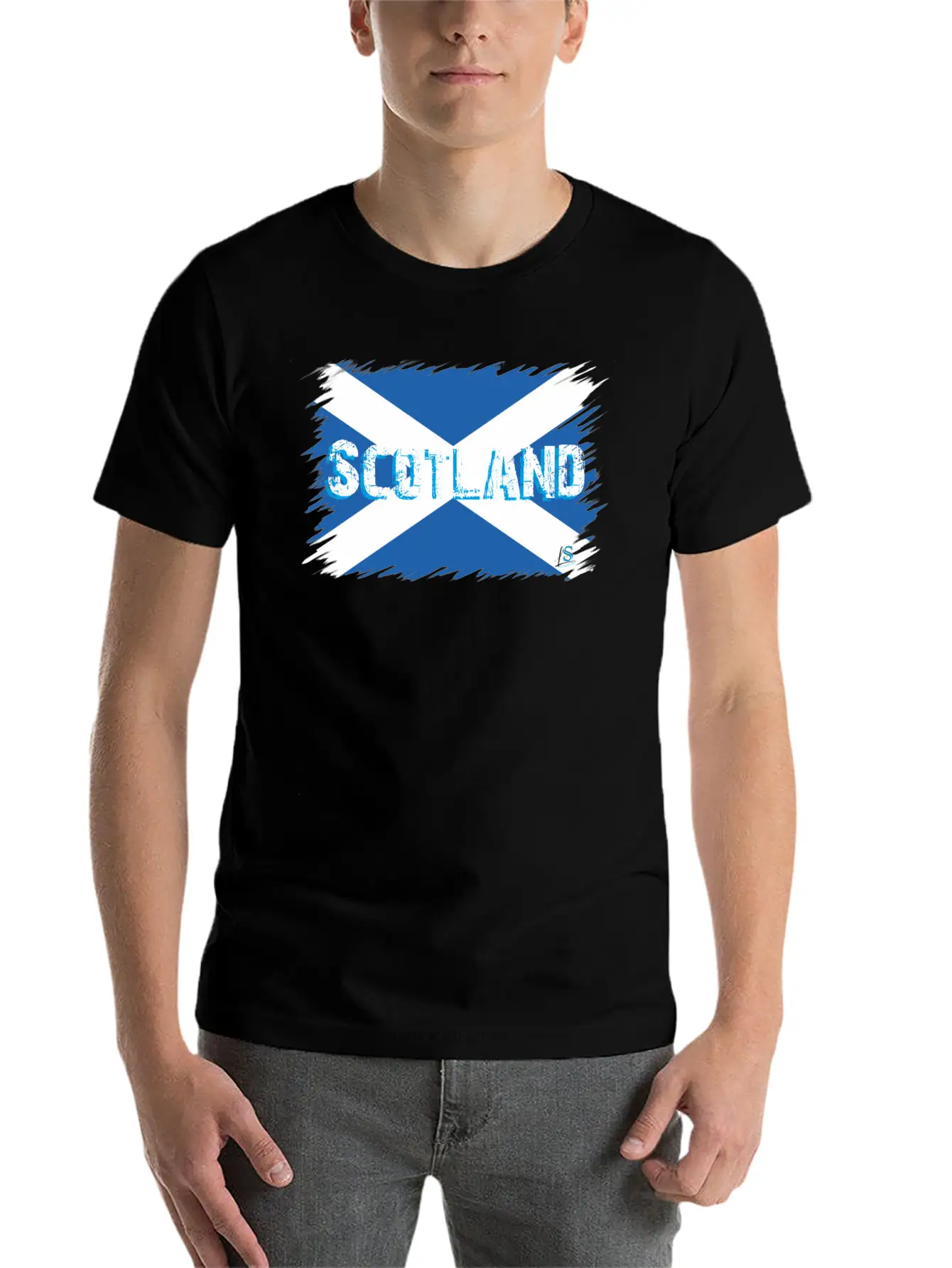 Scottish Flag 2 Timeless Short Sleeve Tee – Comfy And Minimalist Design
