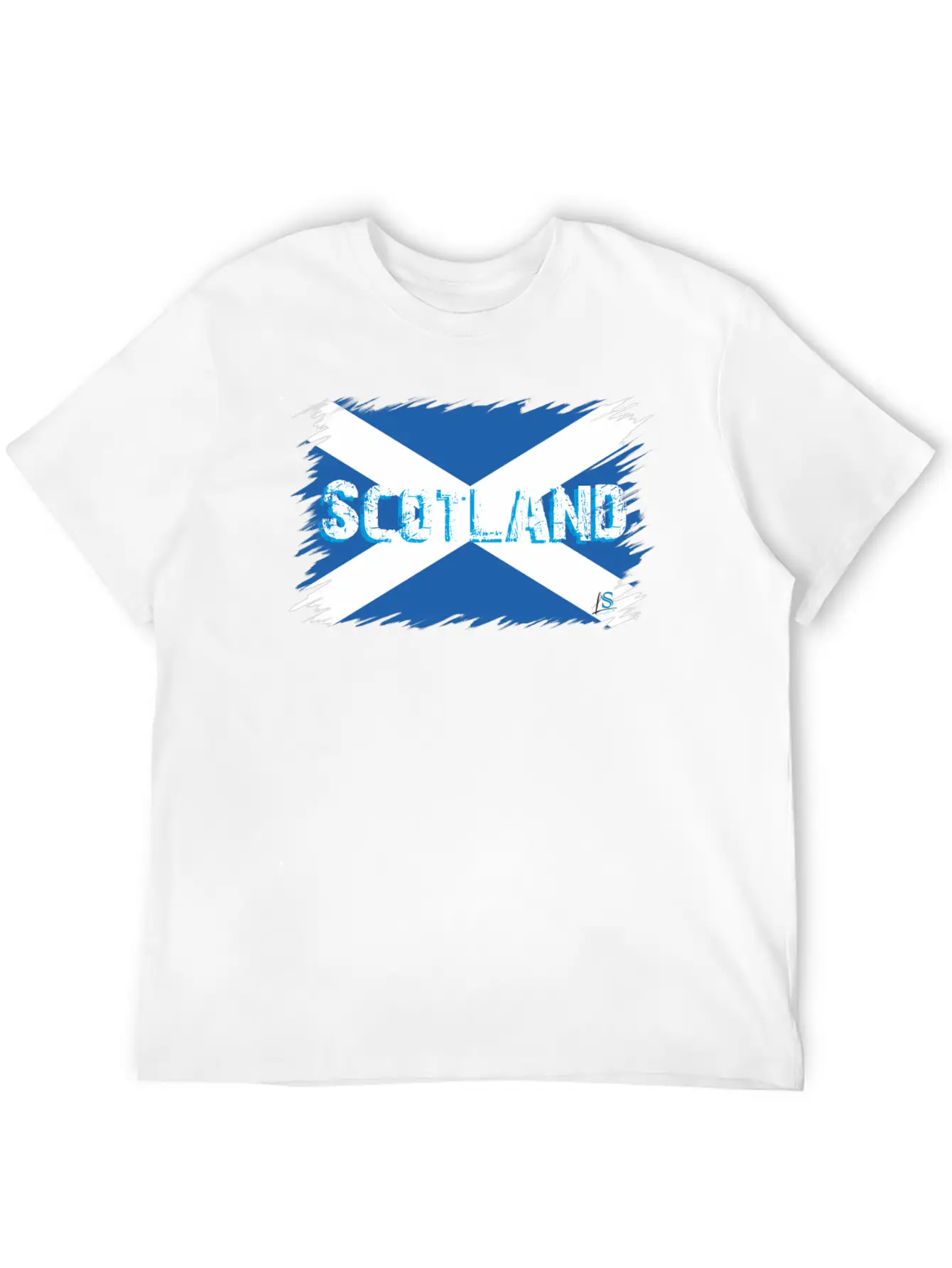 Scottish Flag 2 Timeless Short Sleeve Tee – Comfy And Minimalist Design