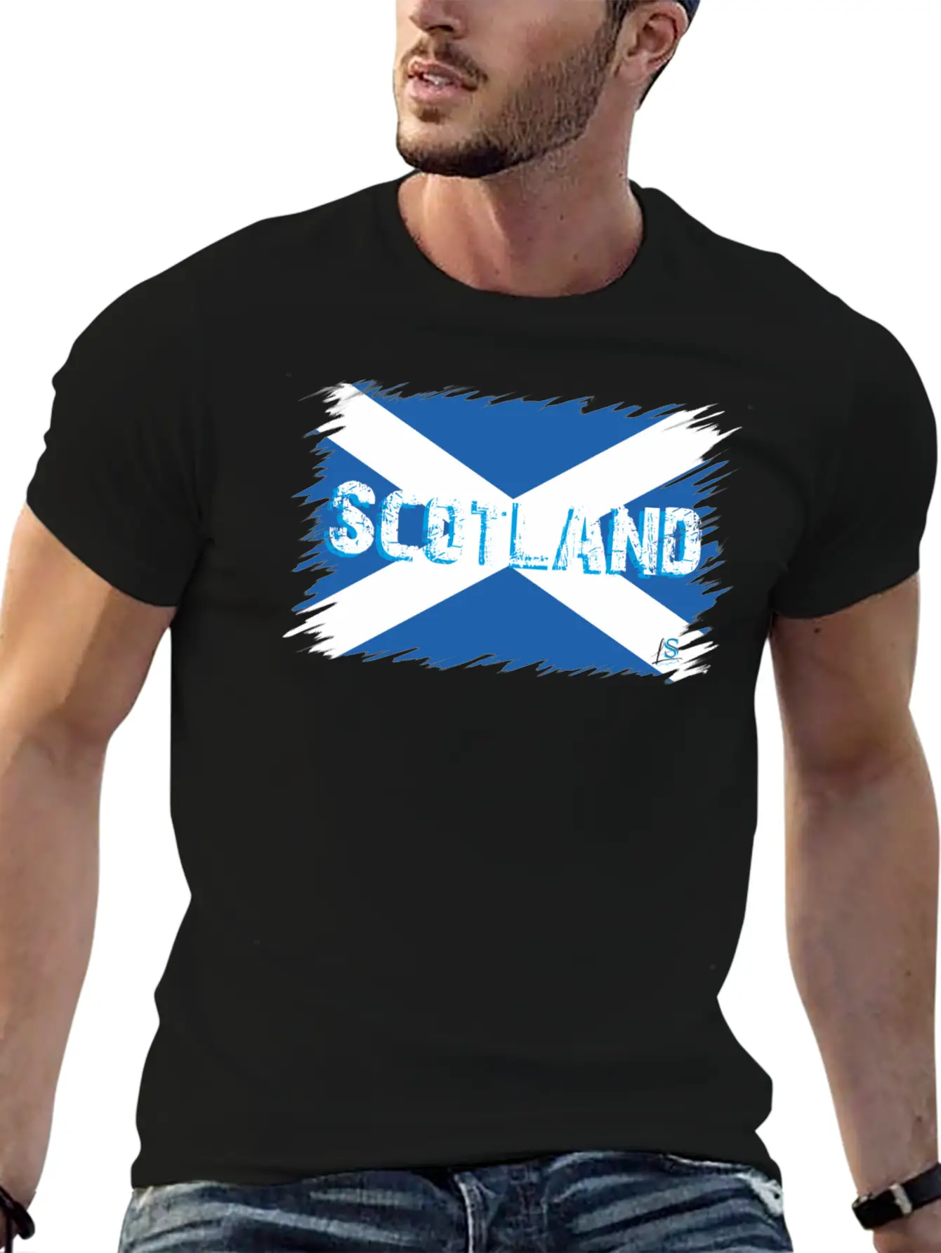 Scottish Flag 2 Timeless Short Sleeve Tee – Comfy And Minimalist Design