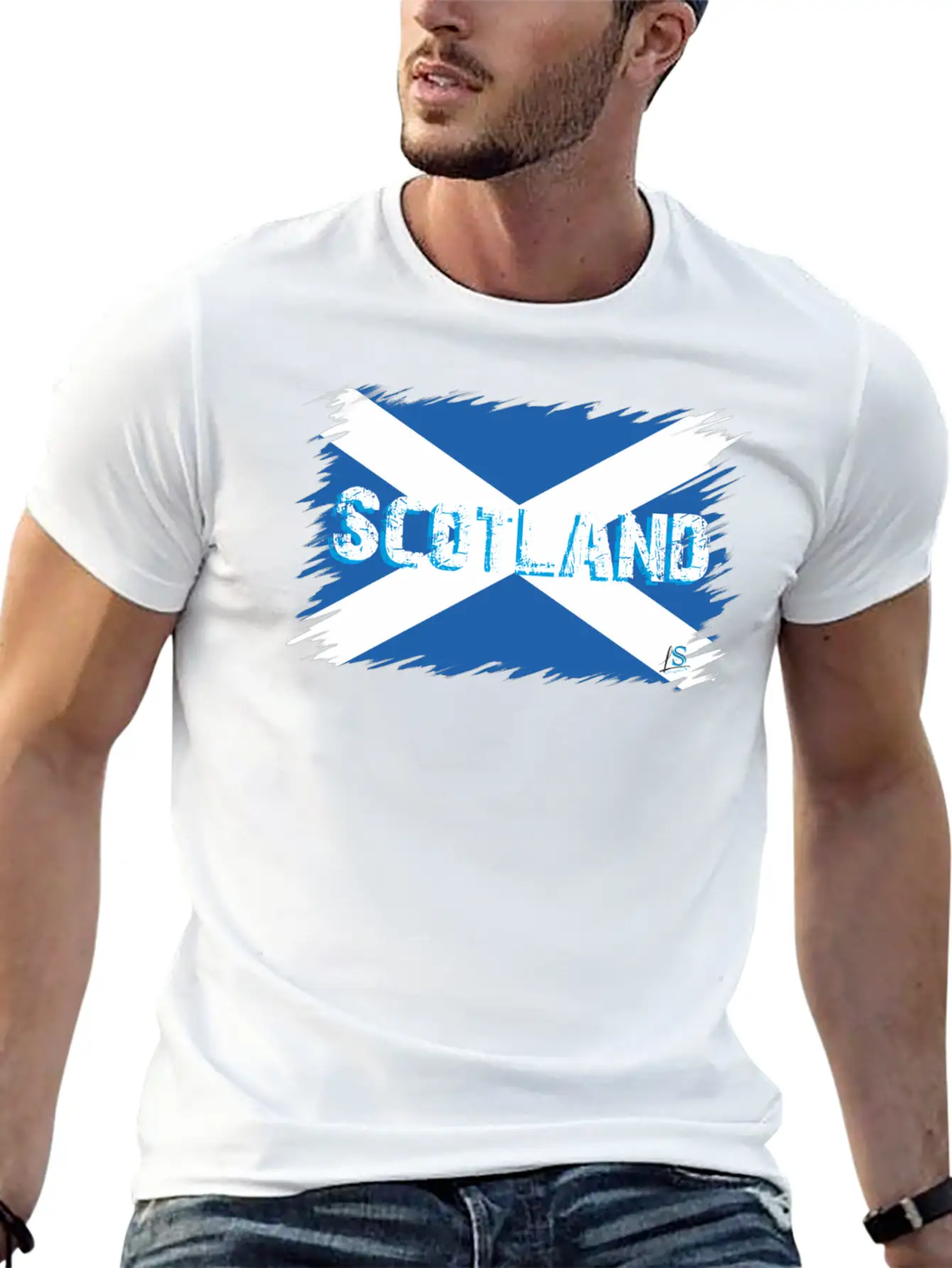 Scottish Flag 2 Timeless Short Sleeve Tee – Comfy And Minimalist Design
